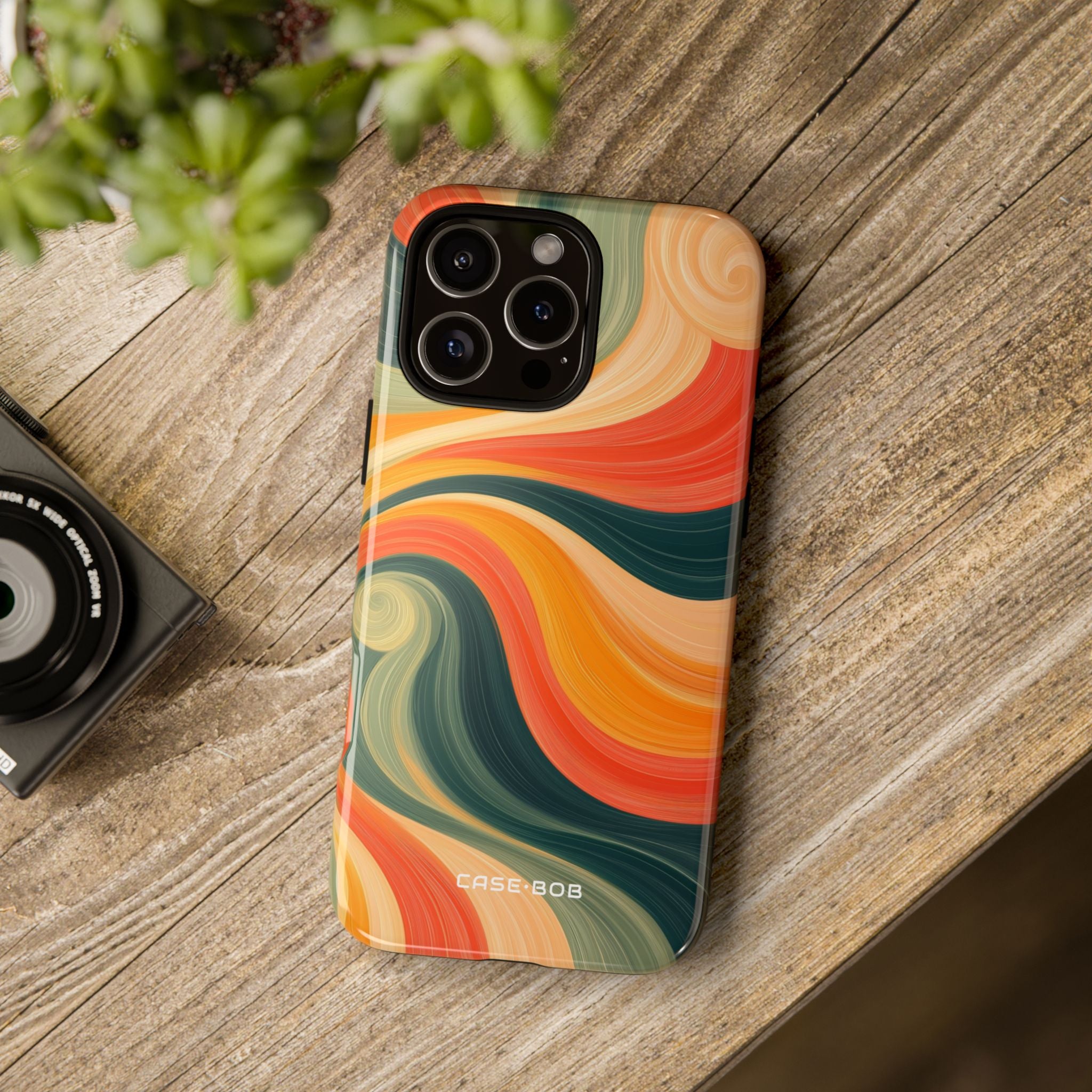 Swirling Ember iPhone 16 Pro Max Case - Tough