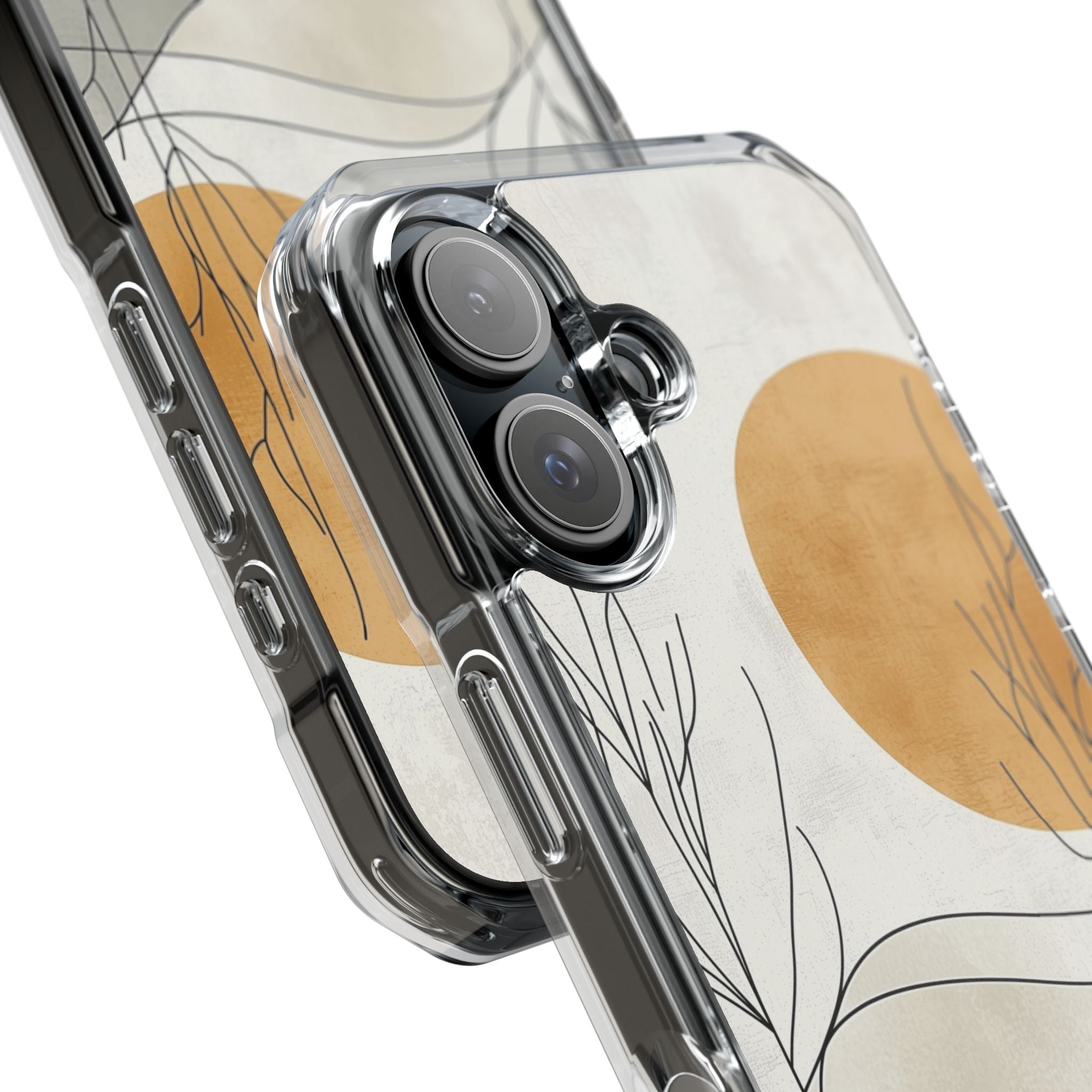 Orange Halo iPhone 15 Case - Impact