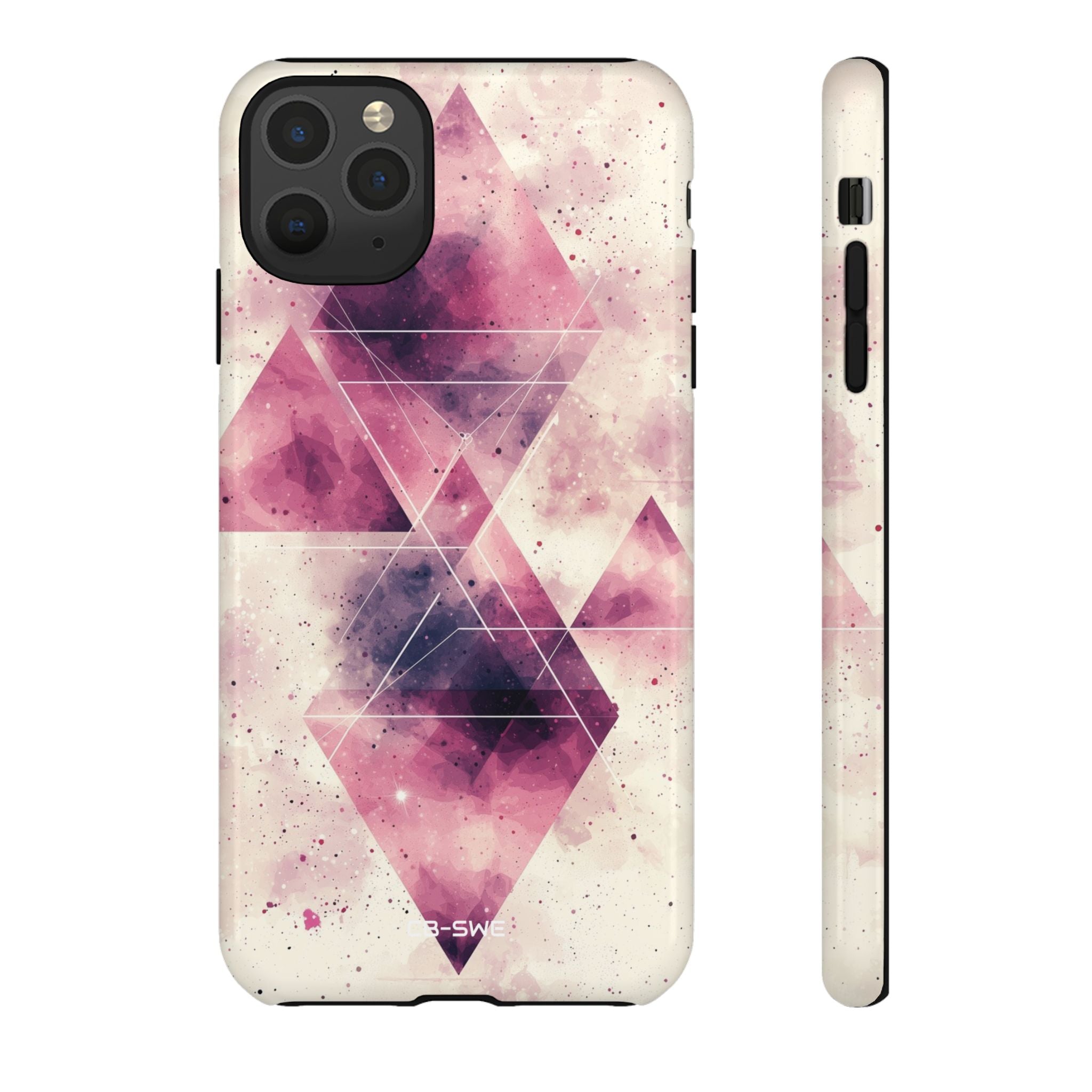 Triangles Overlap Serenity - iPhone Case