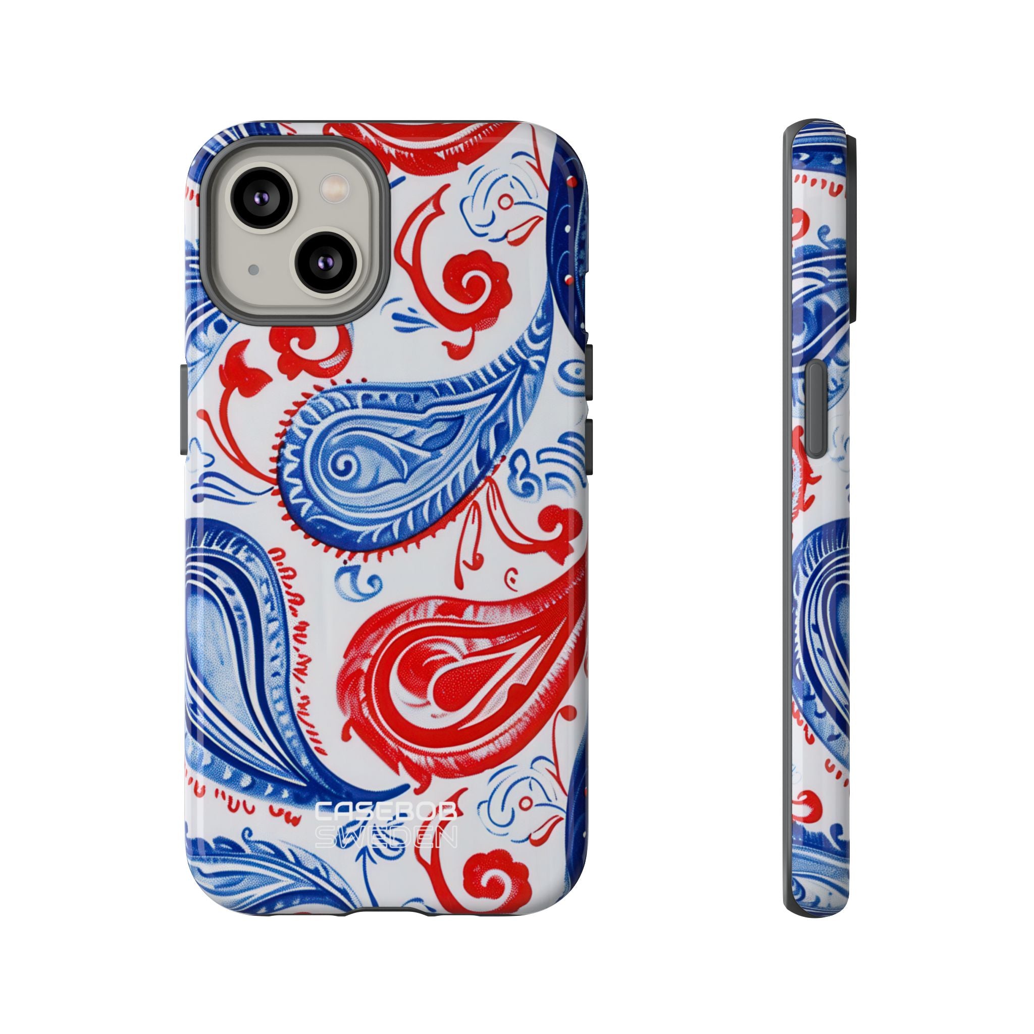 Vortici Paisley vivaci iPhone 14 - Tough