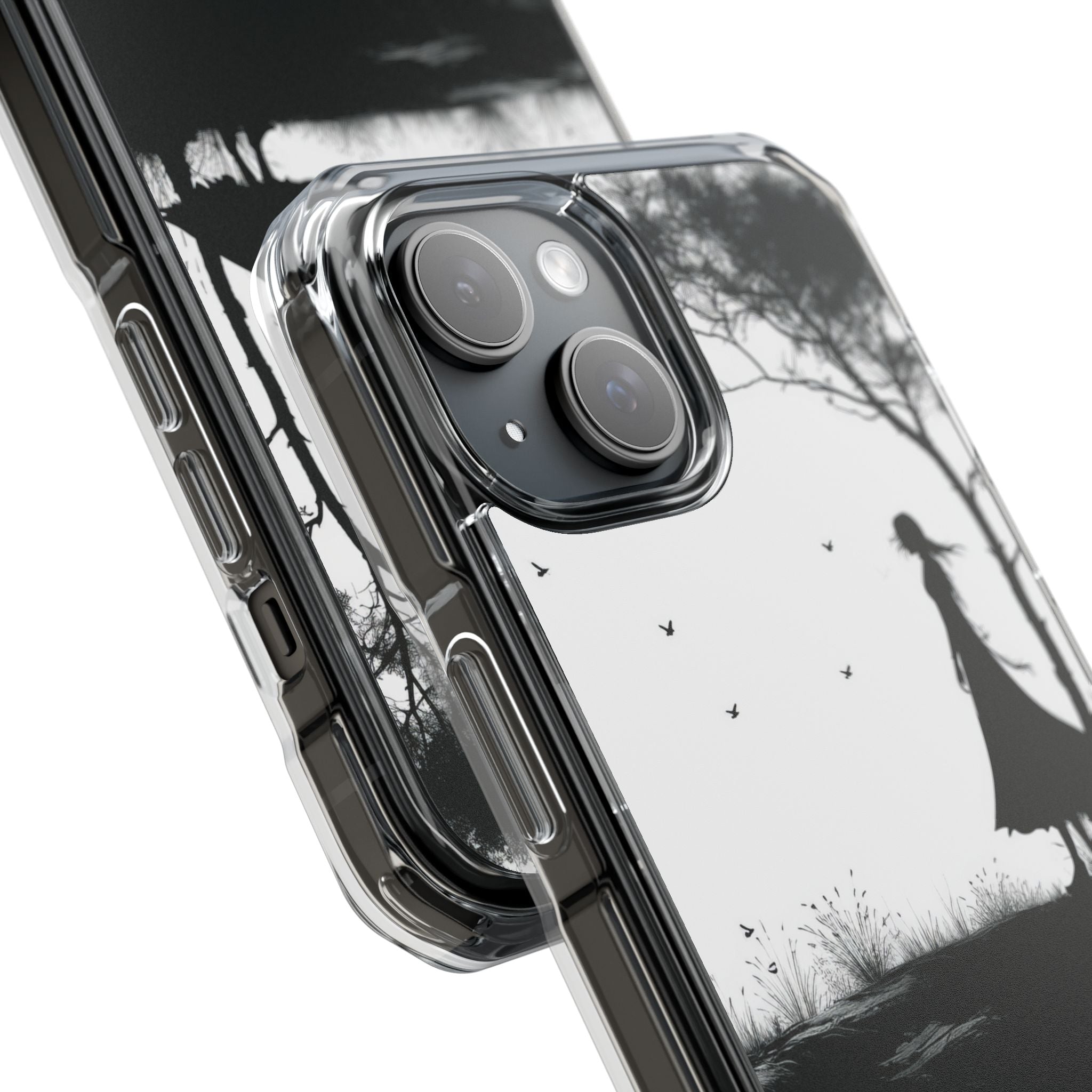 Cliffside Silhouette iPhone 15 Case - Impact