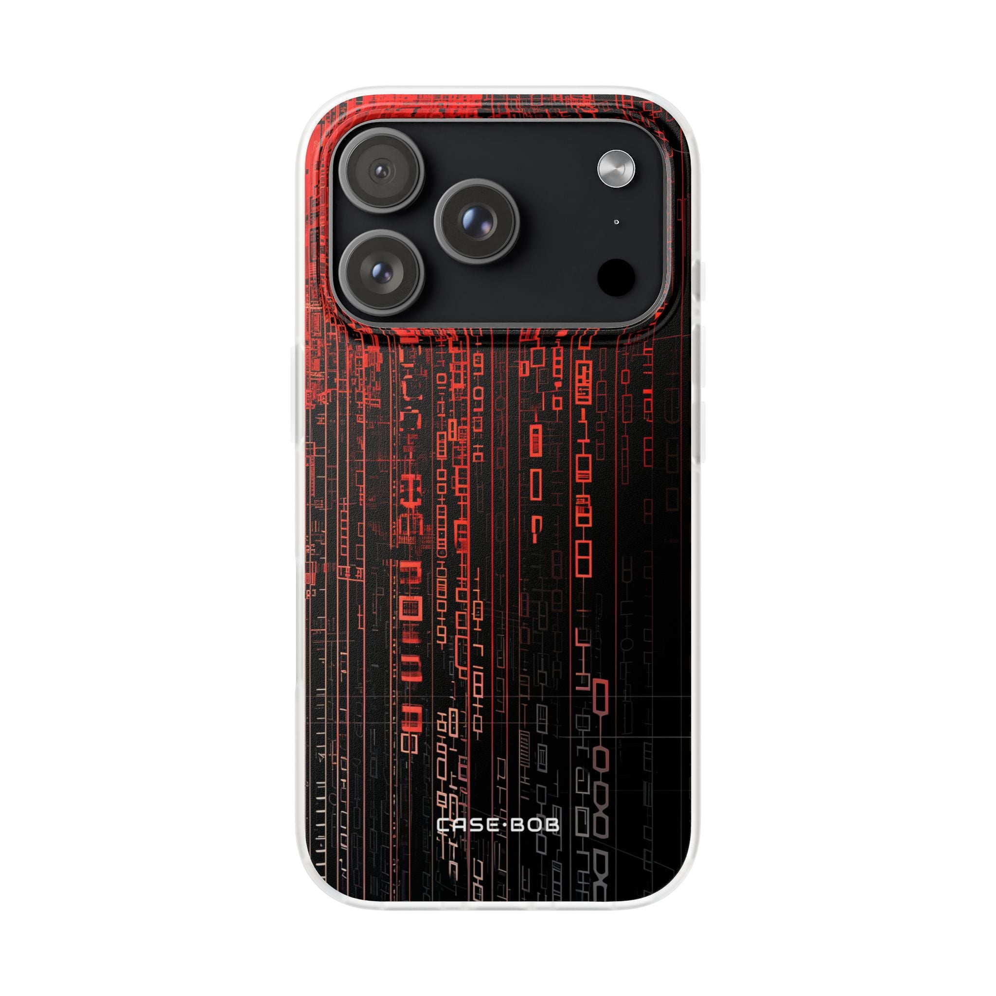 Crimson Glyphs iPhone 17 Pro Case - Soft