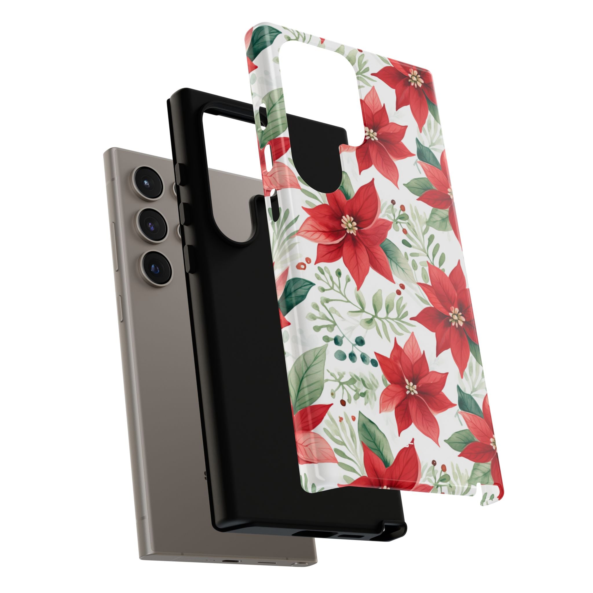Poinsettias Bloom Bright - Samsung Case