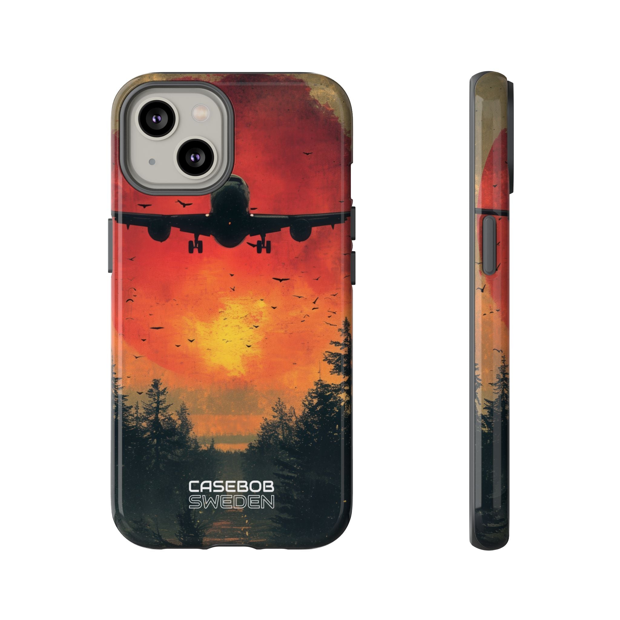 Crimson Sky Flight iPhone 14 - Tough