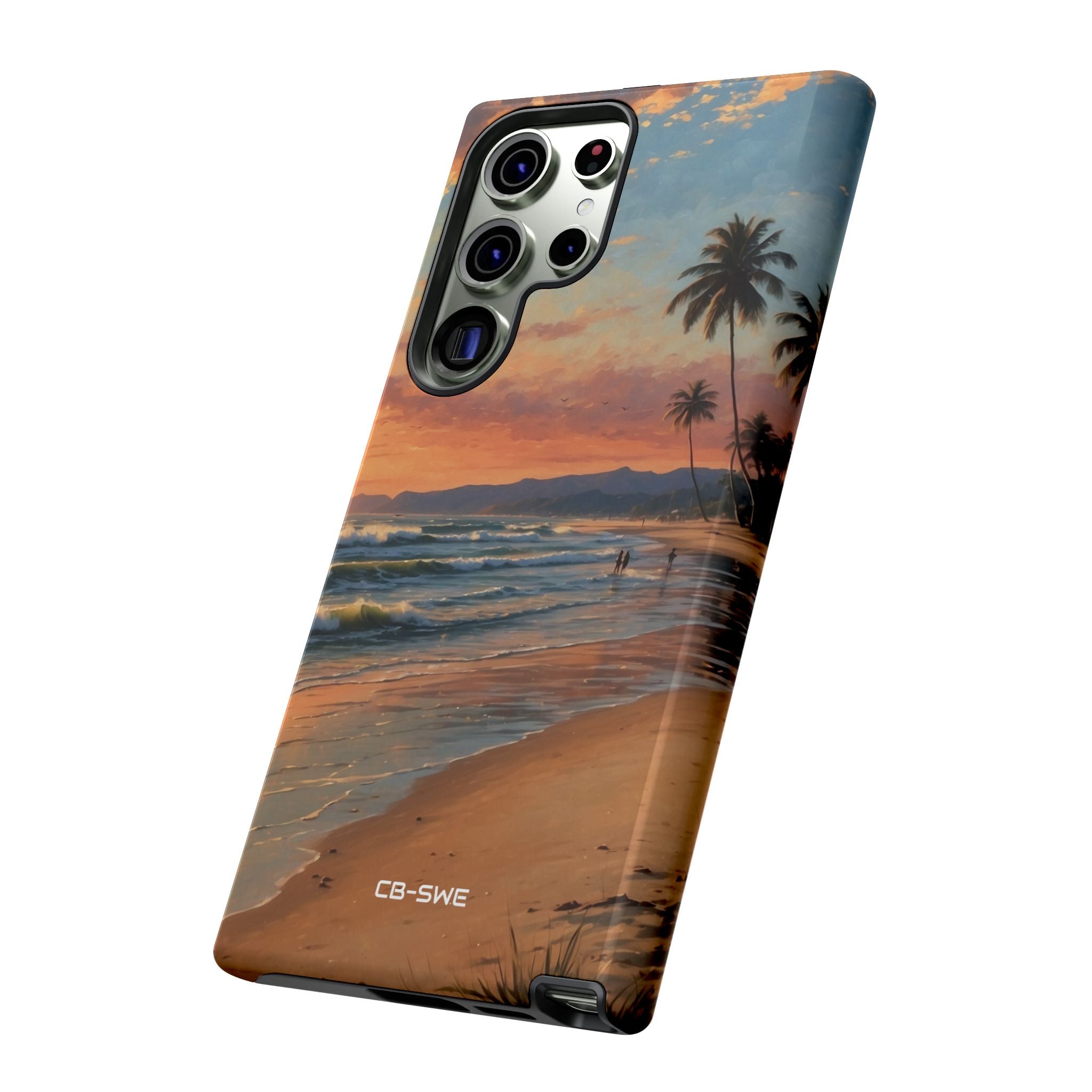 Golden Waves Embrace - Samsung Case