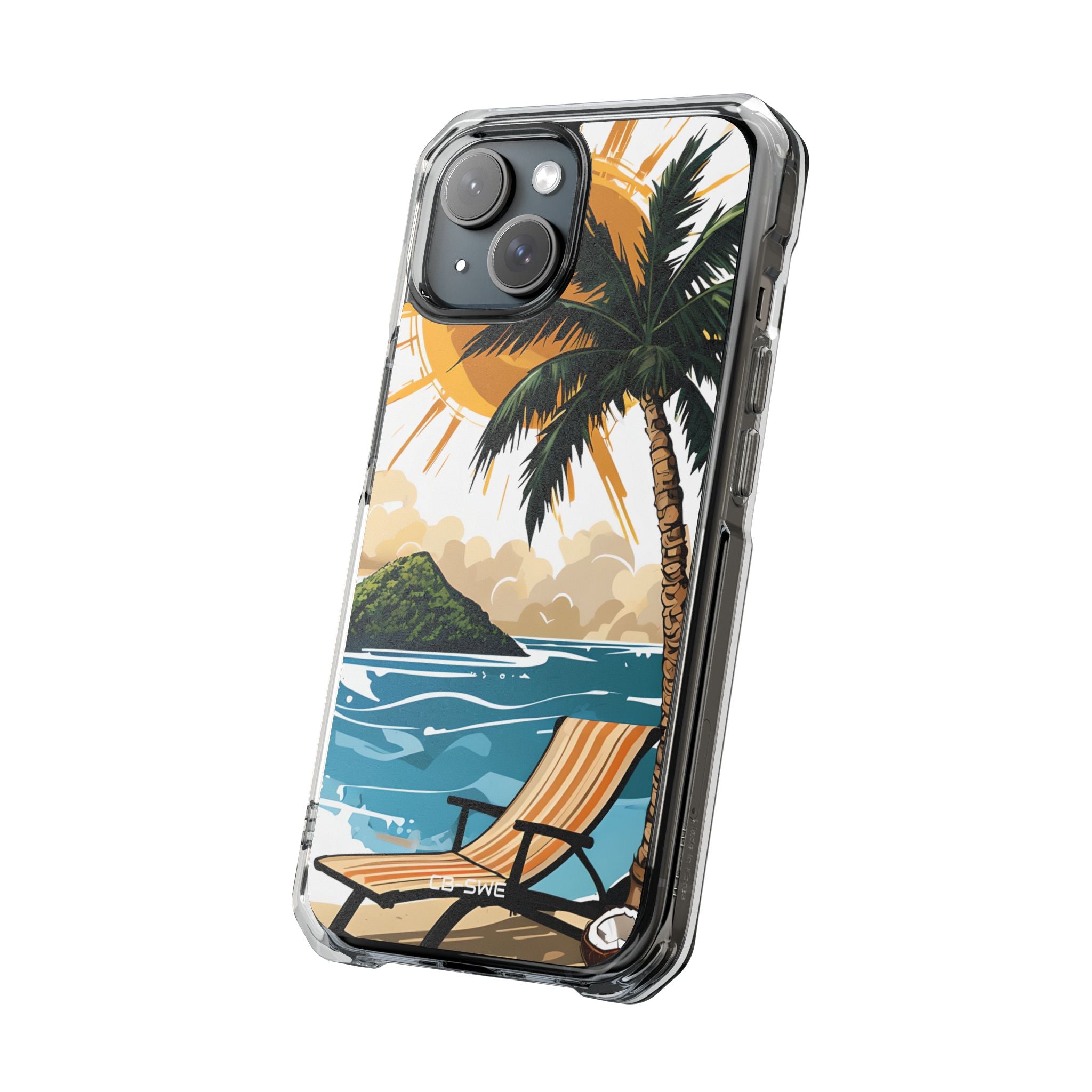 Sunny Tropical Escape iPhone Case - Impact