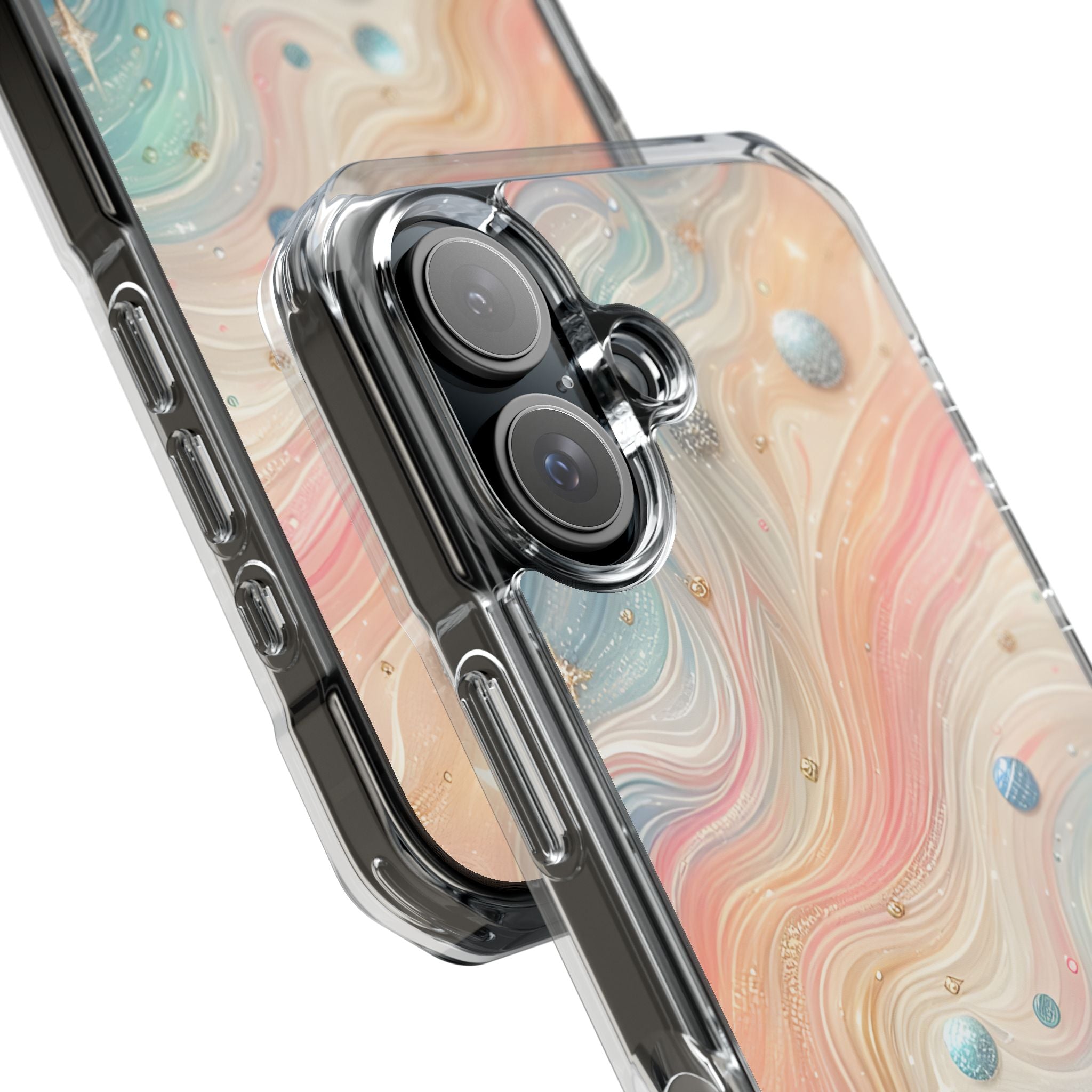 Iridescent Swirls iPhone 15 Case - Impact