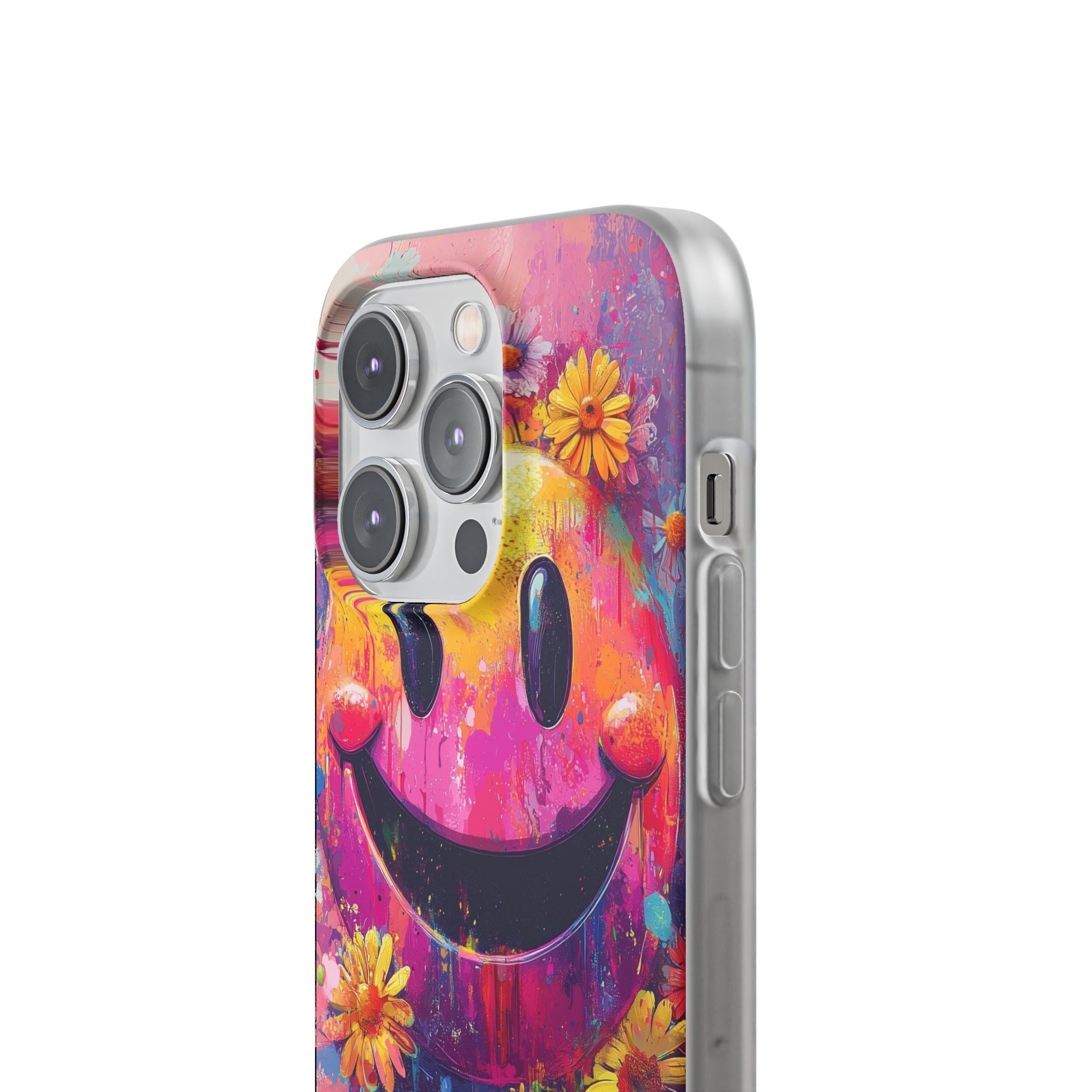Smiley Bloom iPhone 14 Pro Case - Soft