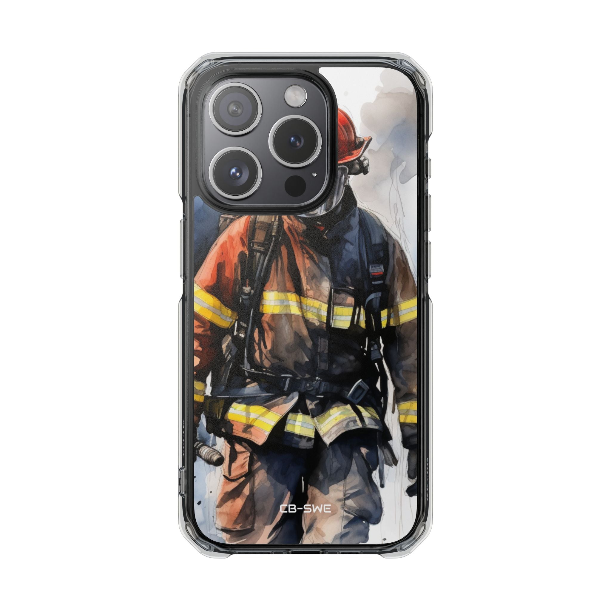 Firefighter In Motion iPhone Case - Impact