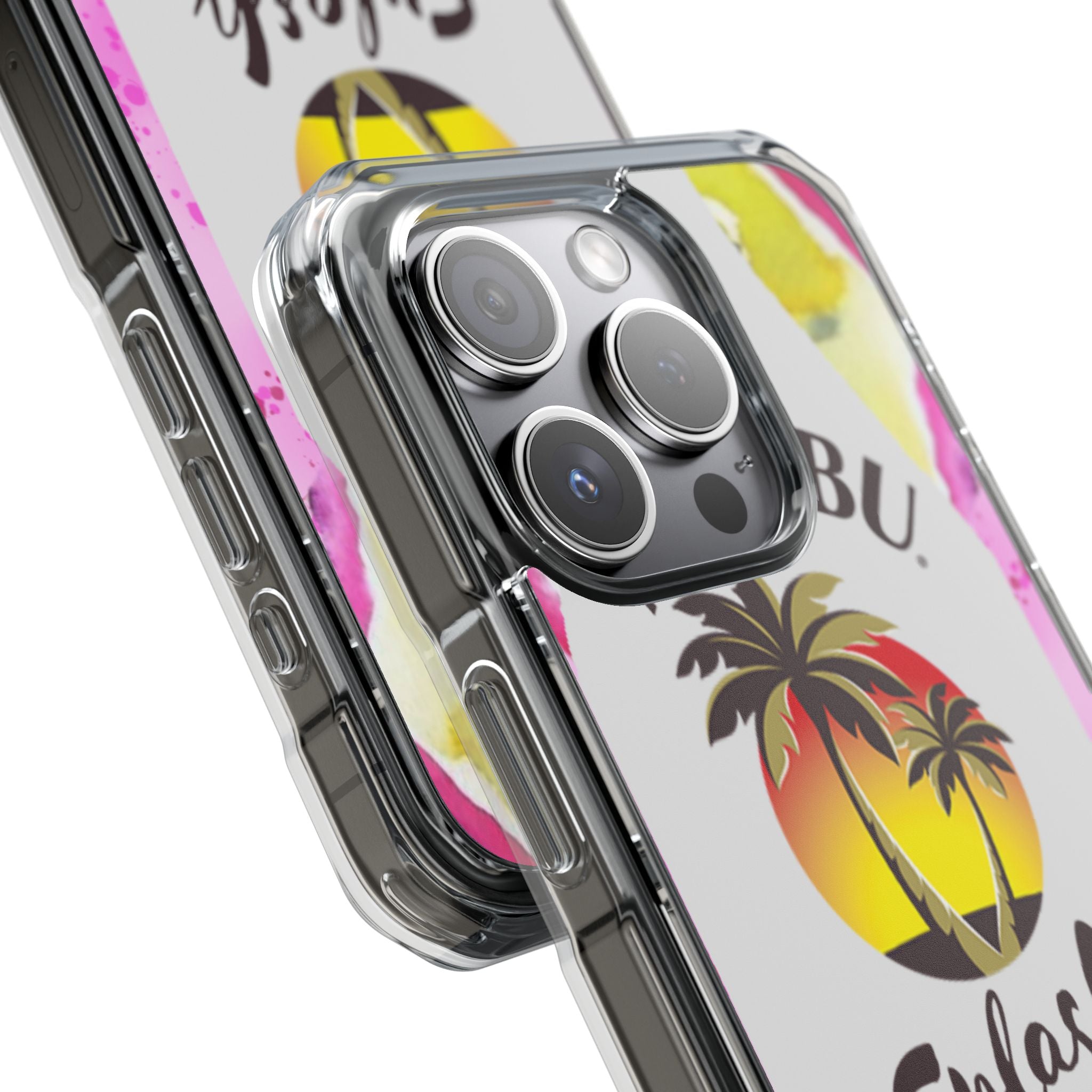 Tropical Sunset Splash iPhone Case - Impact