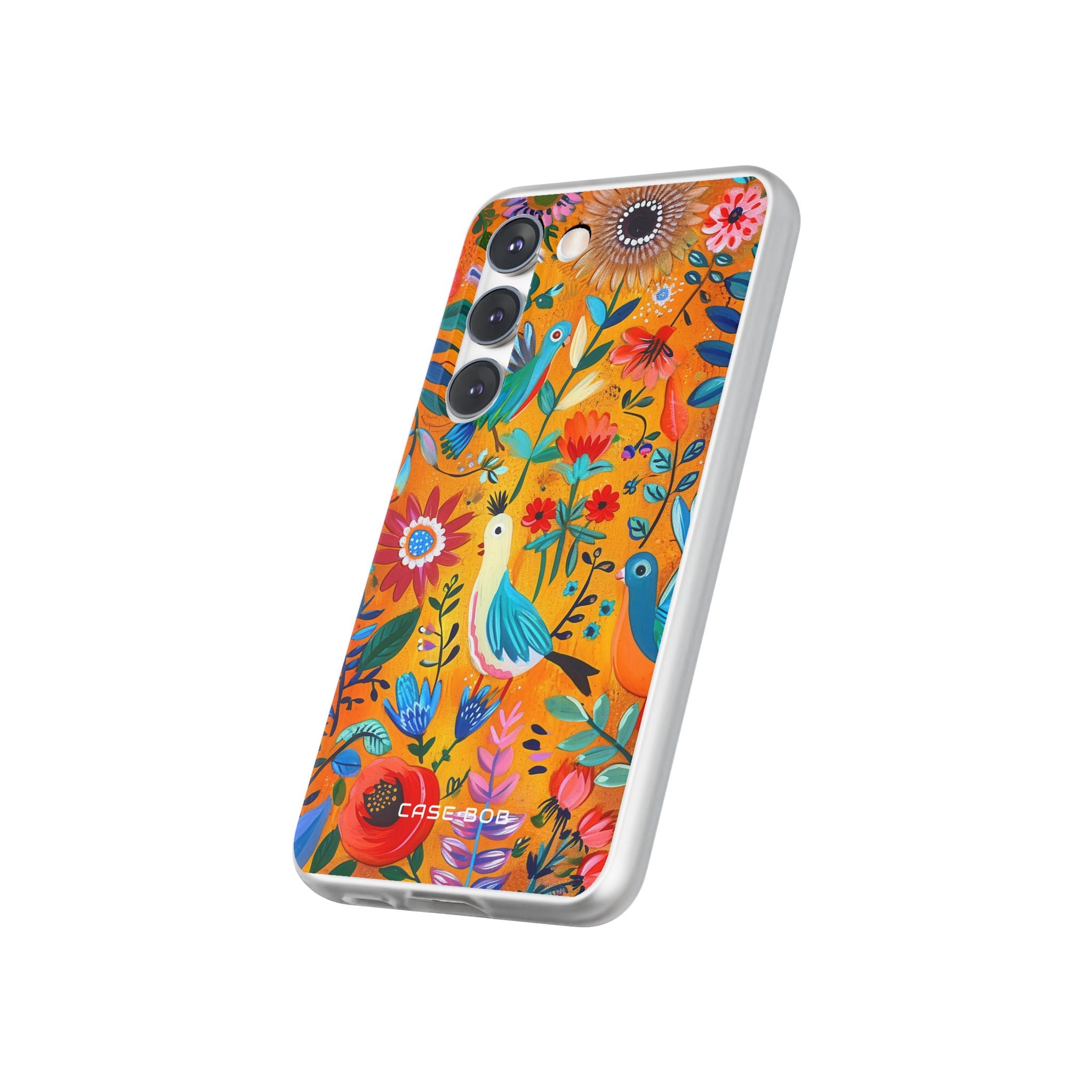 Colorful Birds Bloom Samsung S23 Case - Soft