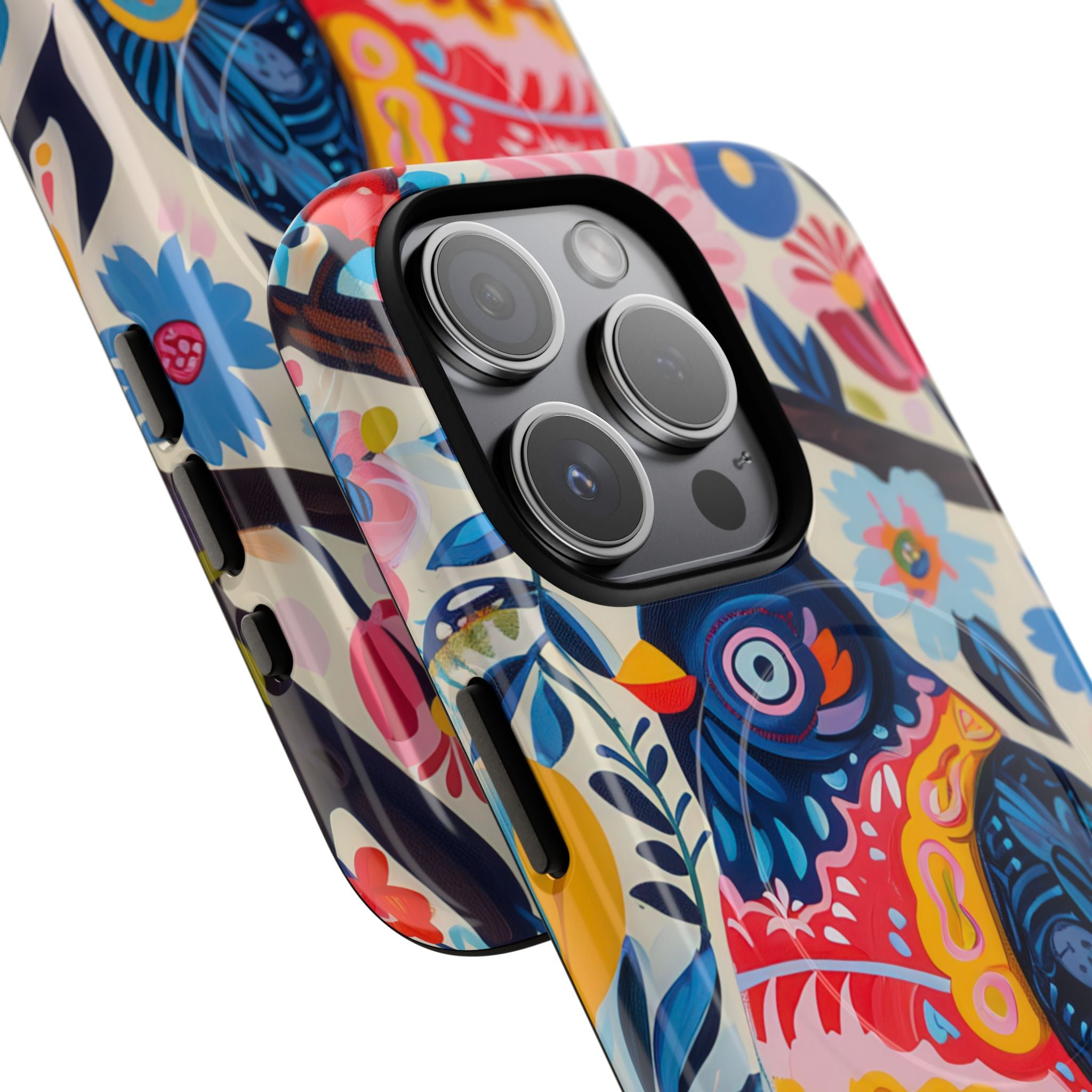 Whimsical Owl Garden iPhone 15 - Tough+