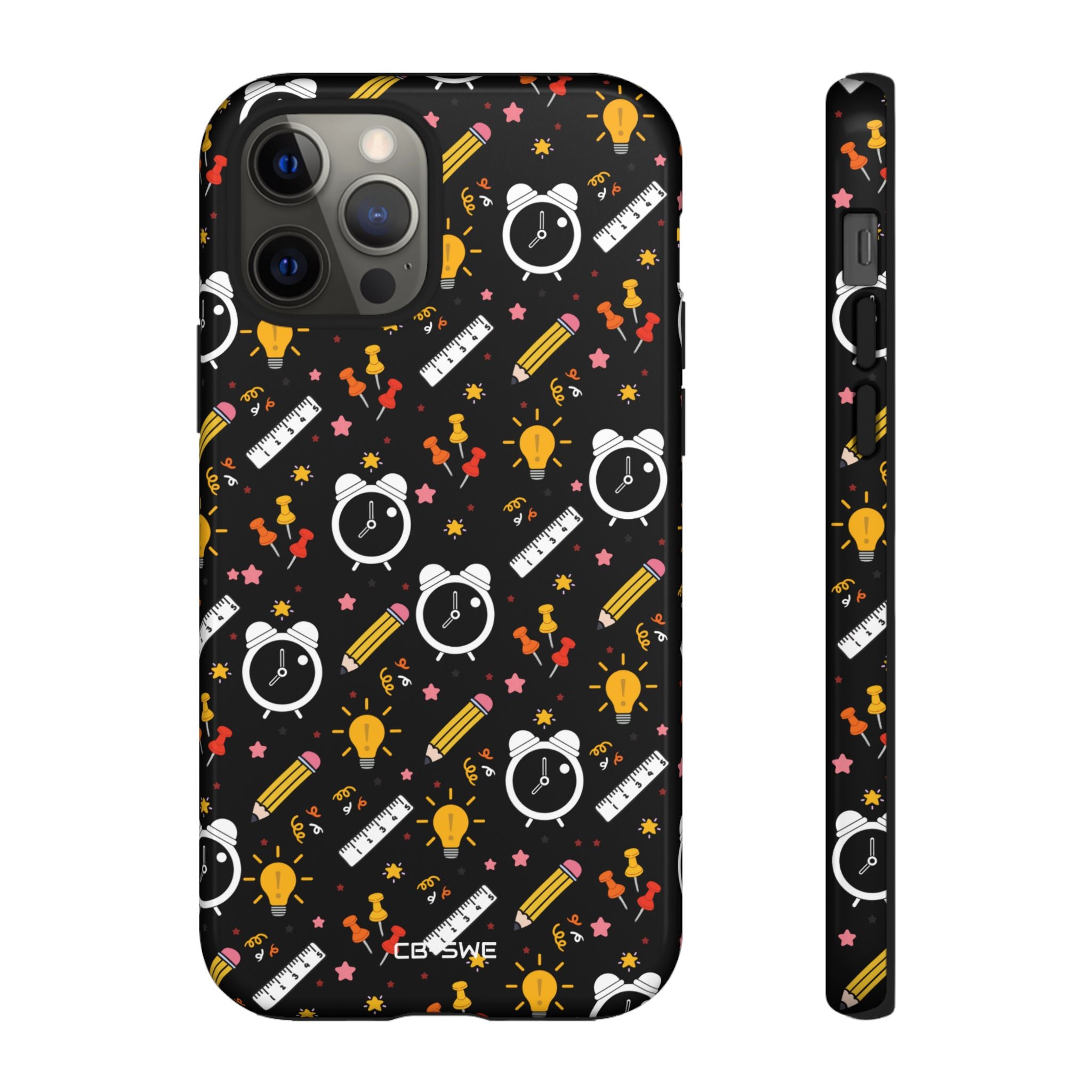Bright Pencils Twirl - iPhone Case