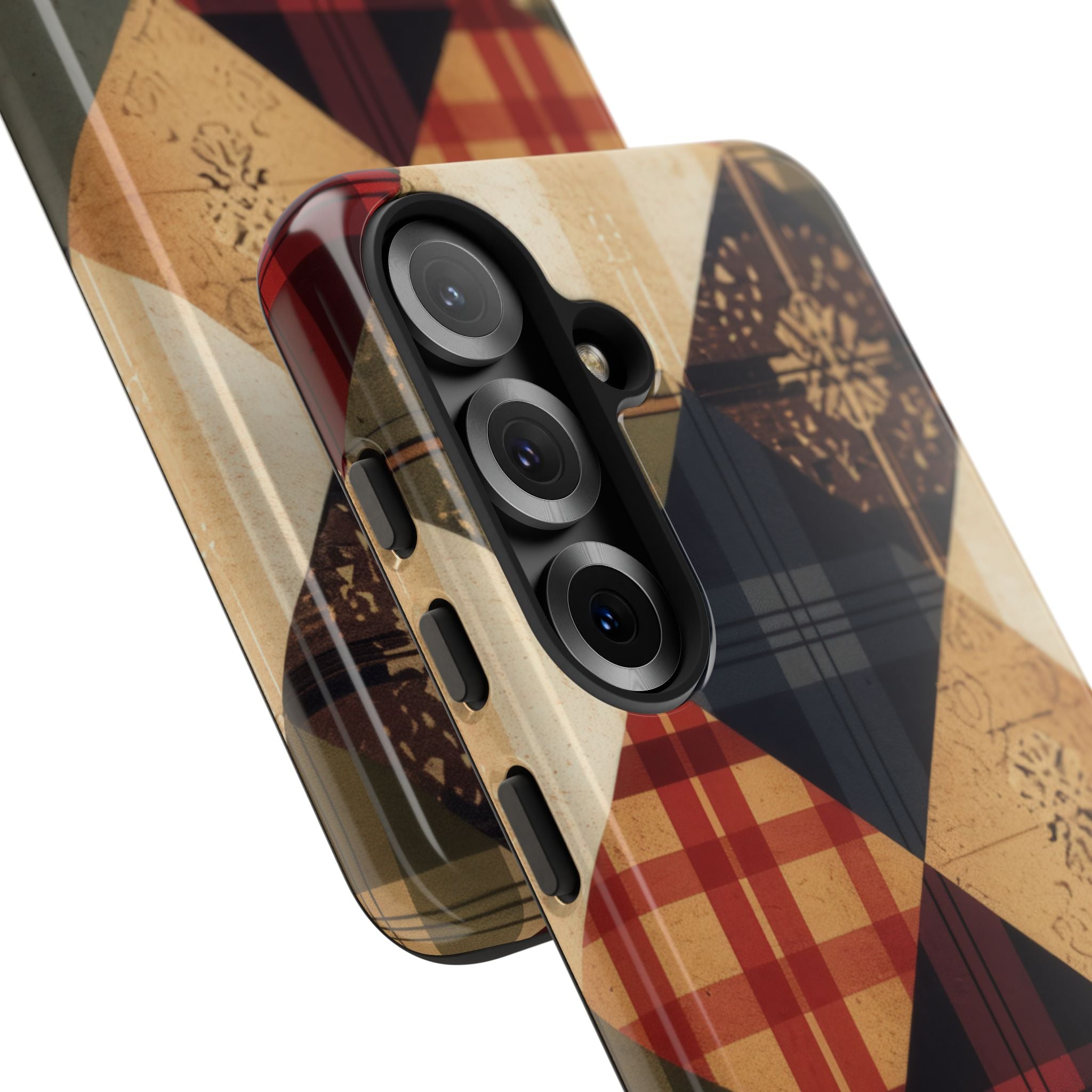 Rustieke Quilt Charme Samsung S25 - Tough