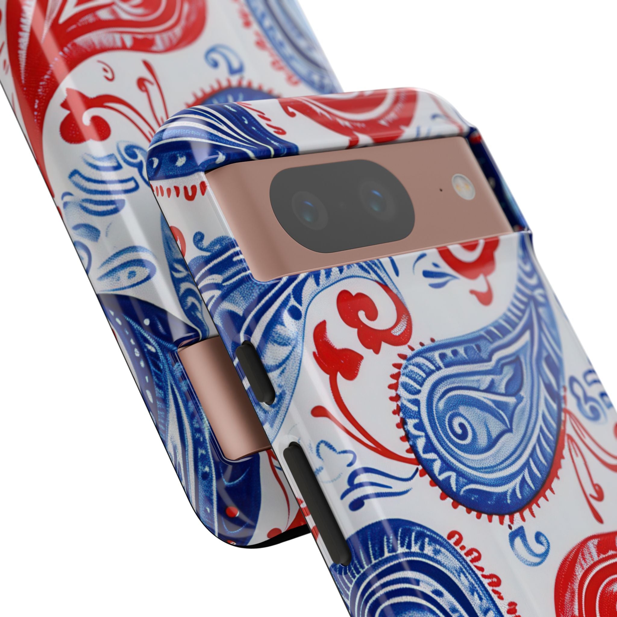 Vortici Paisley vivaci Google Pixel 8 - Tough