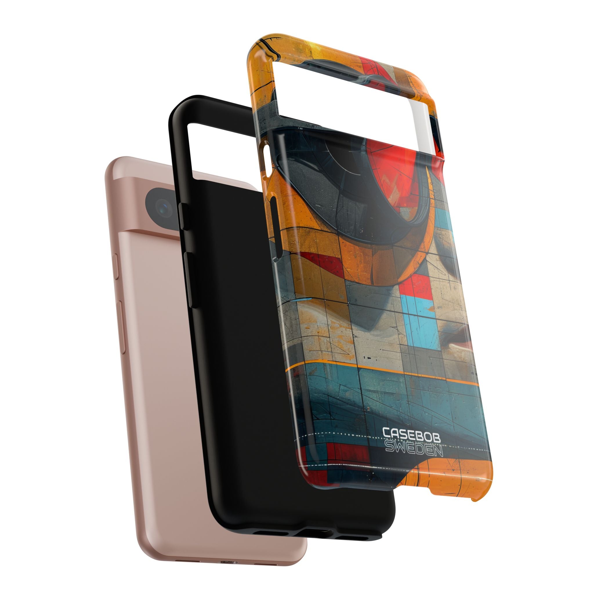 Futuristic Cubist Visions Google Pixel 8 - Tough