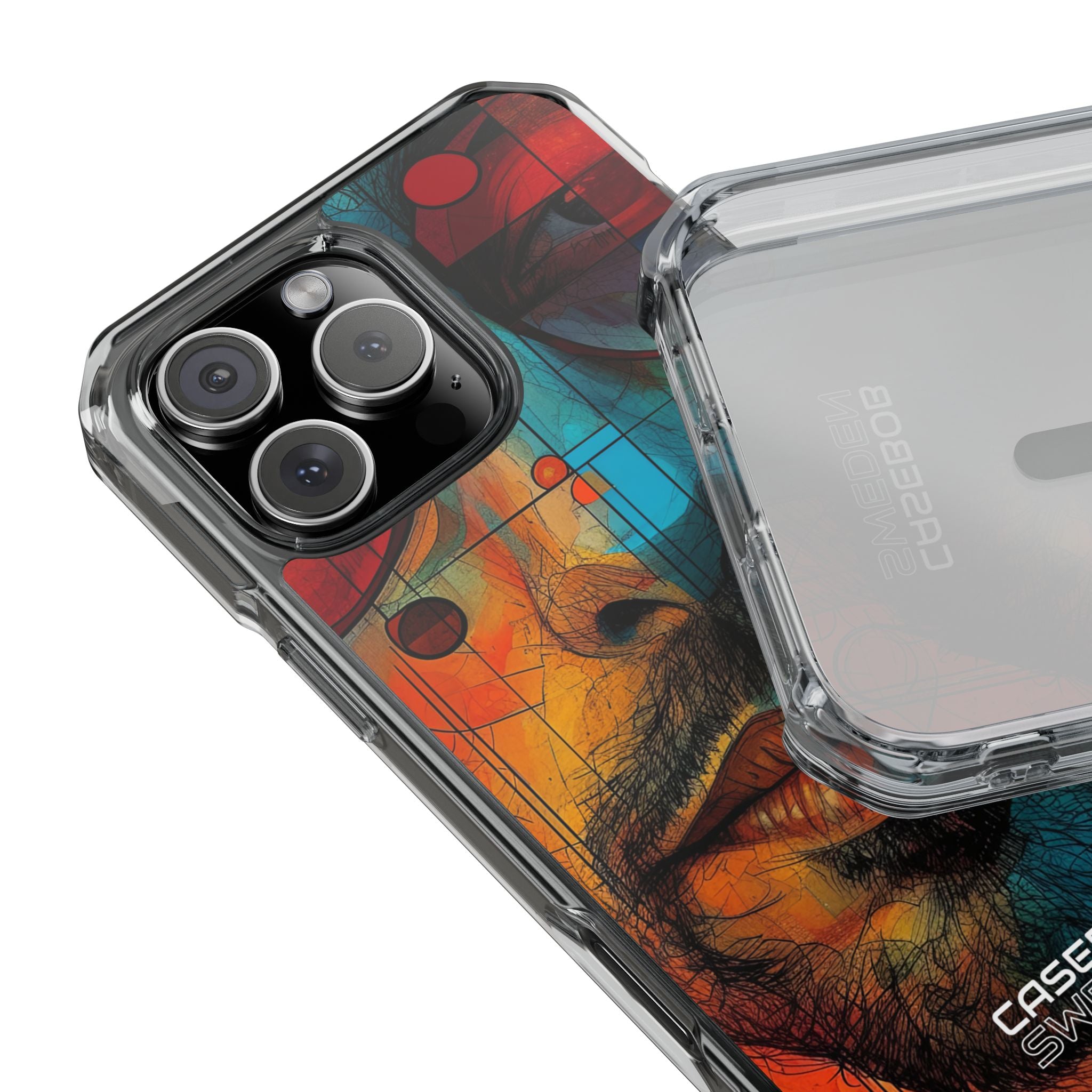 Cubist Glasses Face iPhone 16 - Impact Clear+