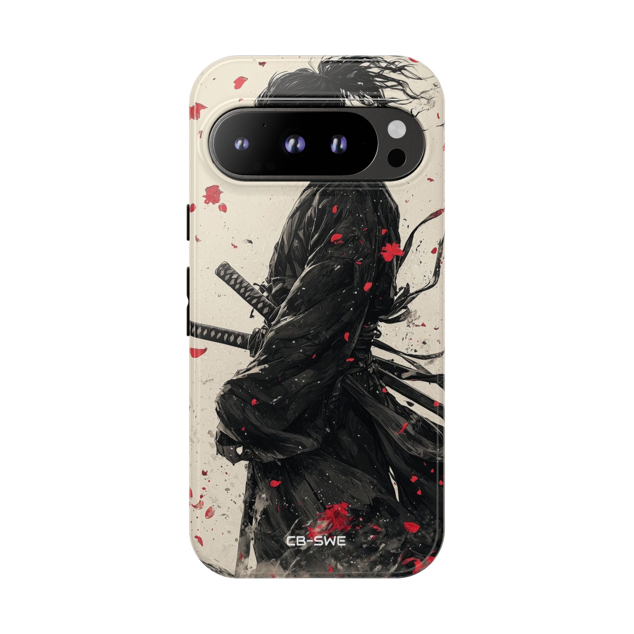 Falling Samurai Petals - Google Pixel Case