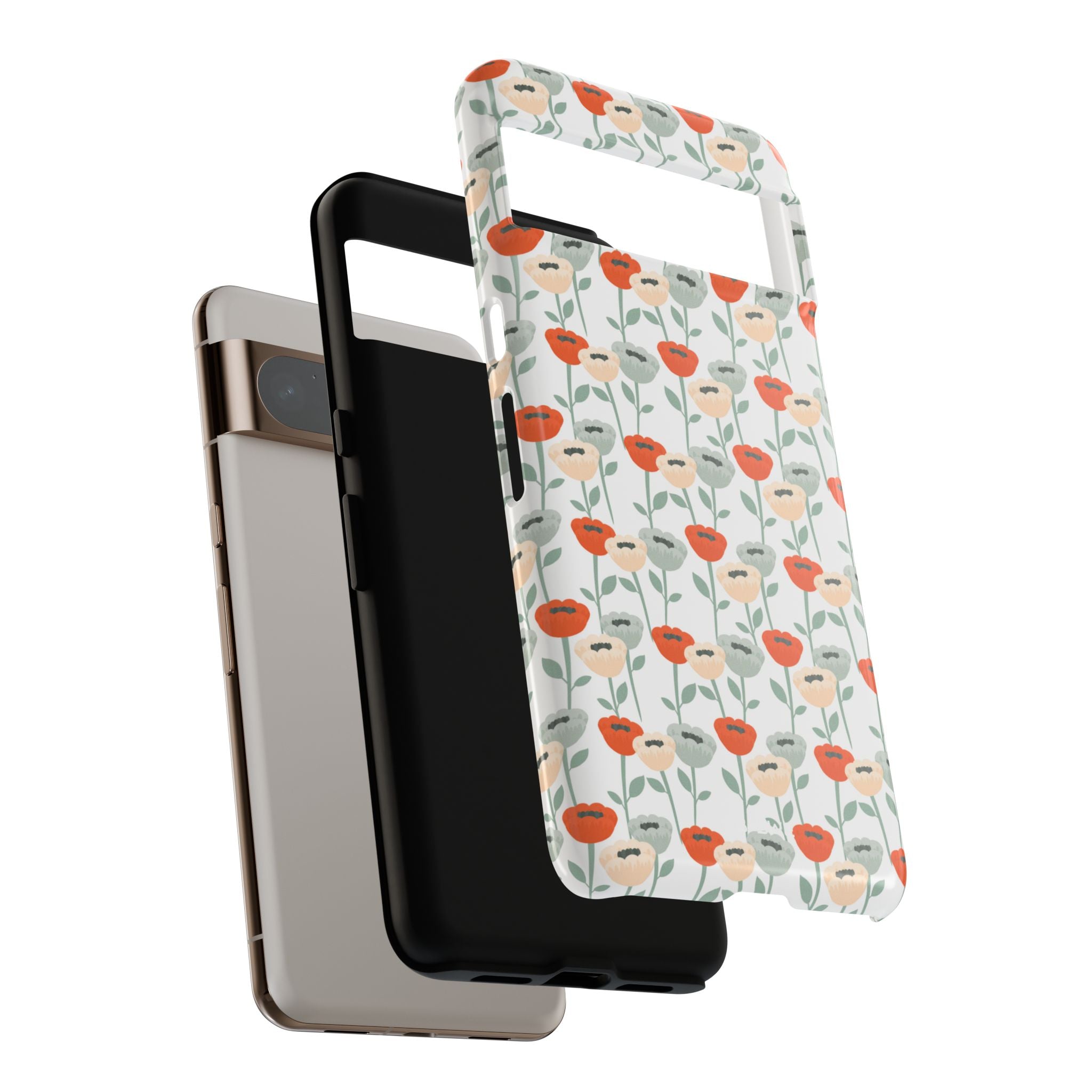 Minimalist Floral Elegance - Google Pixel Case