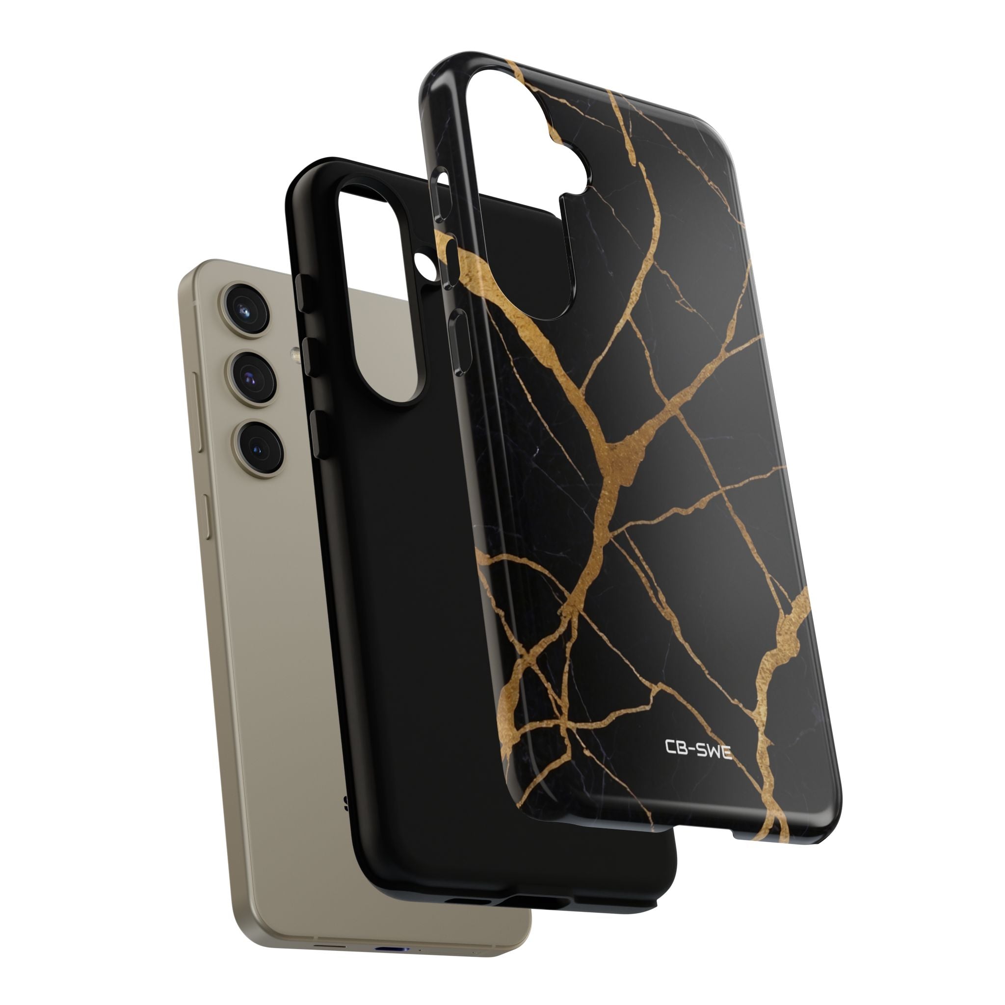 Golden Veins Twist - Samsung Case