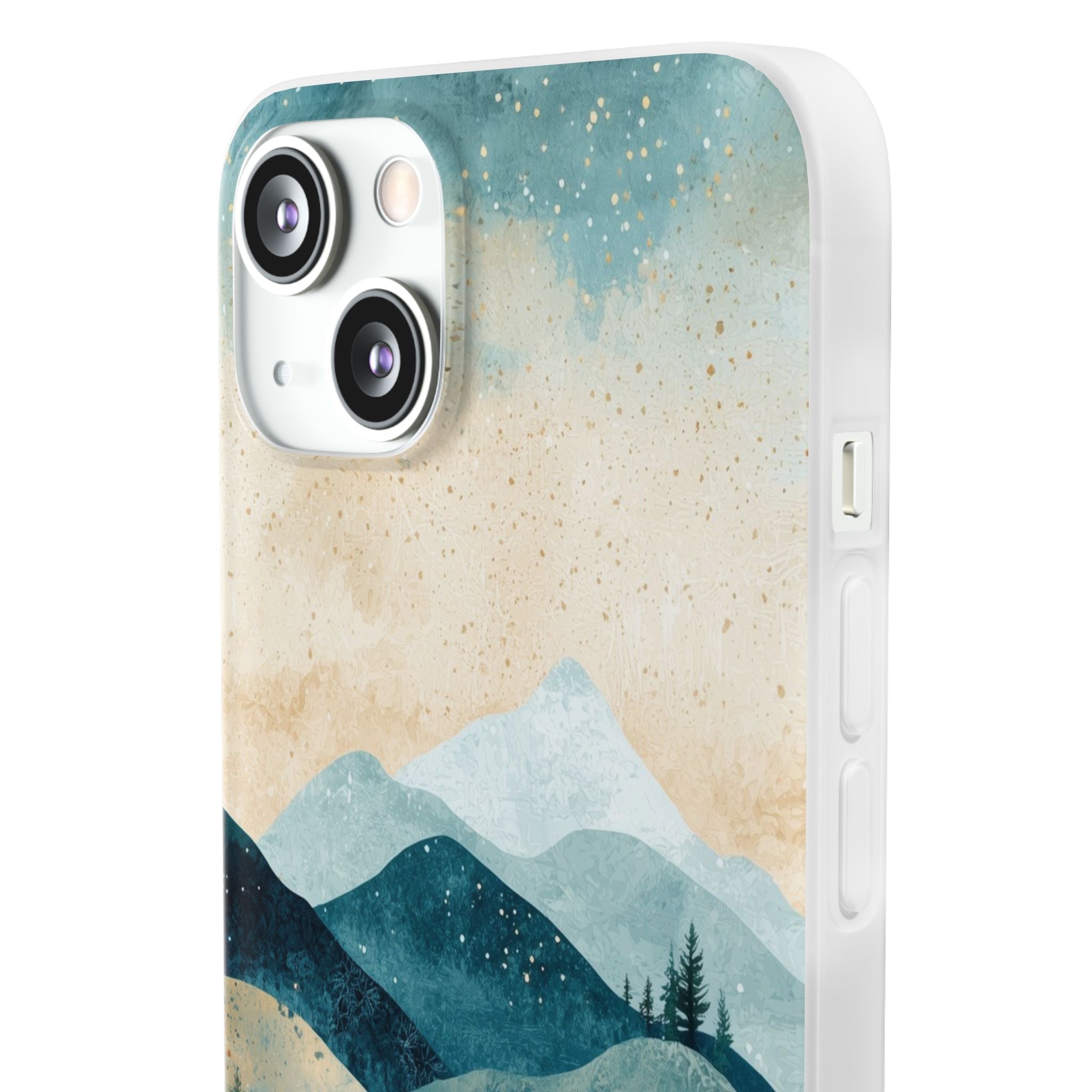 Moonlit Mountains iPhone 13 - Soft