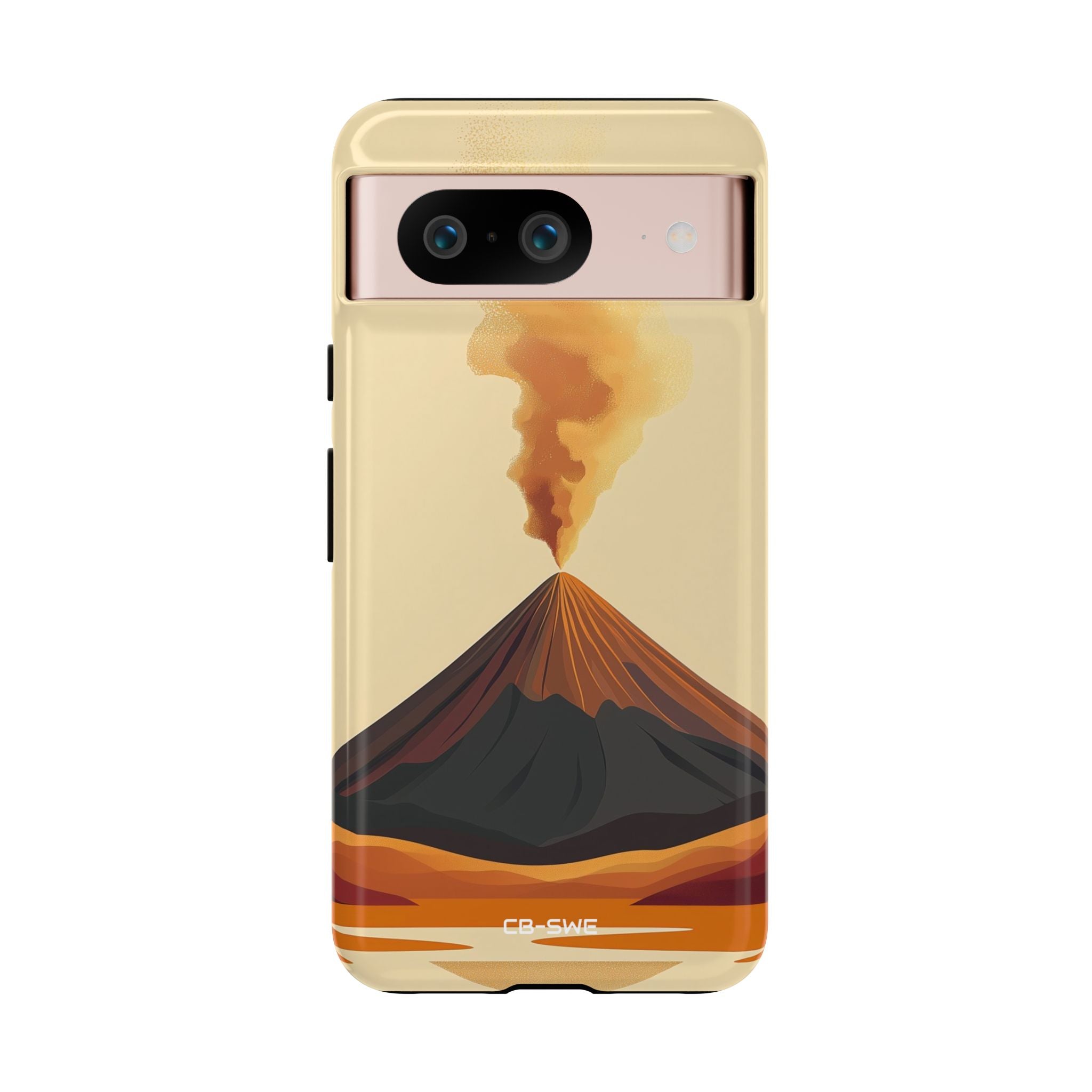 Volcano Erupts Brightly - Google Pixel Case