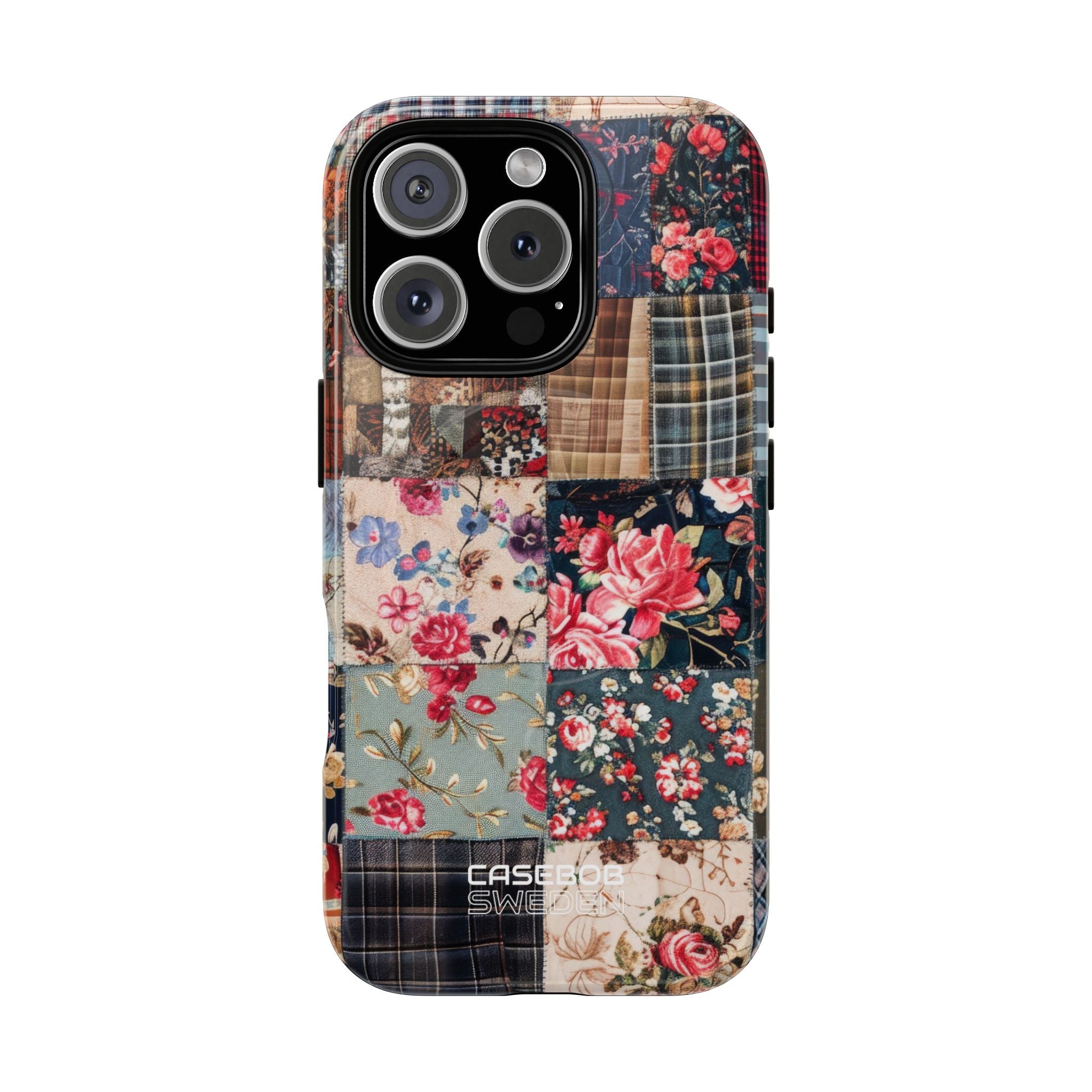 Patchwork Floral Quilt iPhone 16 - Tough+
