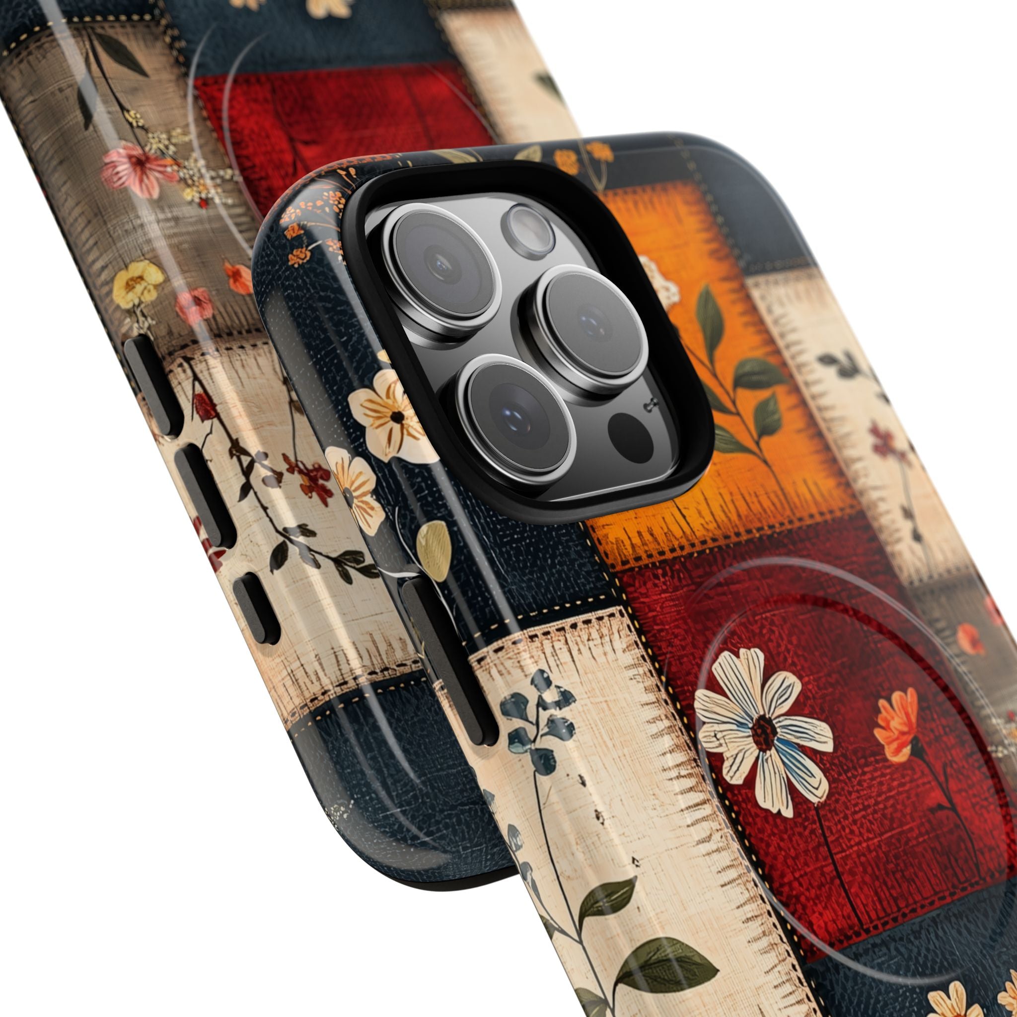 Patchwork Blooms iPhone 16 Pro Max Case - Tough+