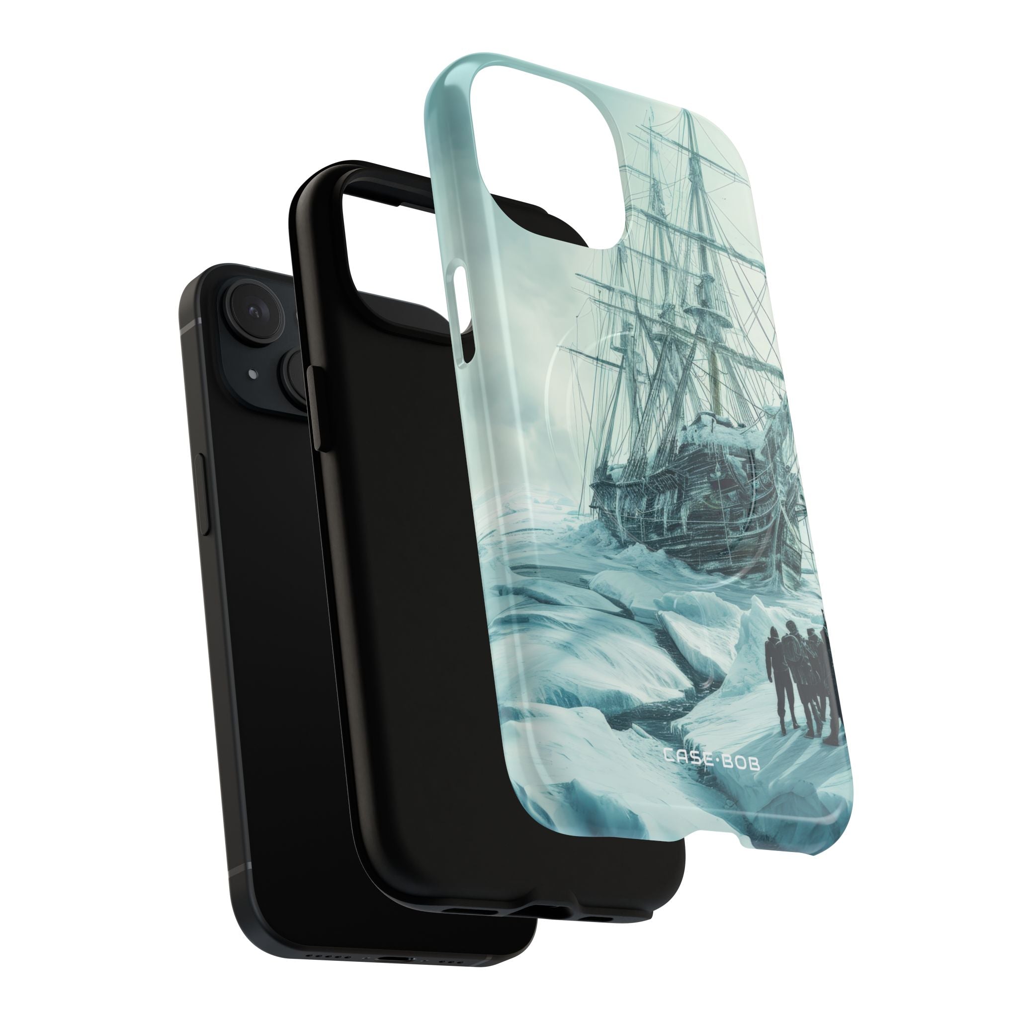 Icebound Ship iPhone 15 Case - Tough+