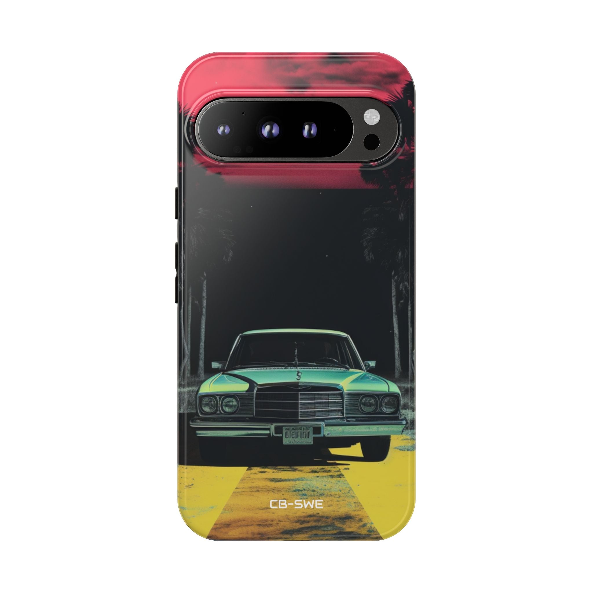 Retro Futuristic Nightscape - Google Pixel Case