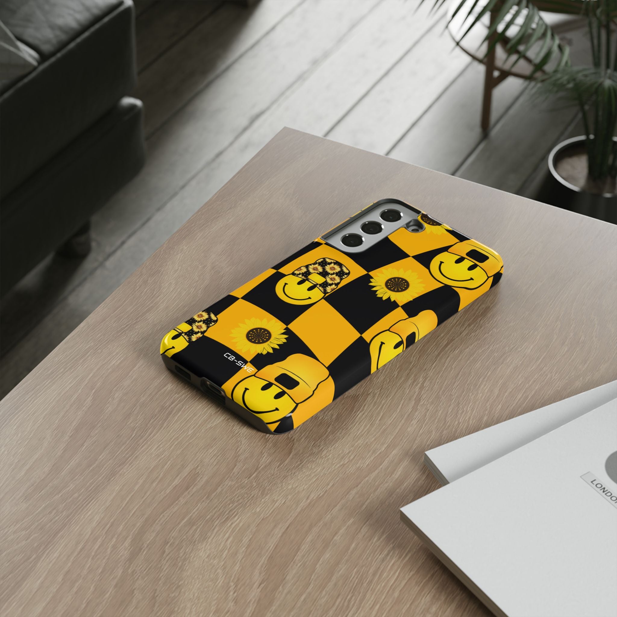 Joyful Checkered Smiles - Samsung Case