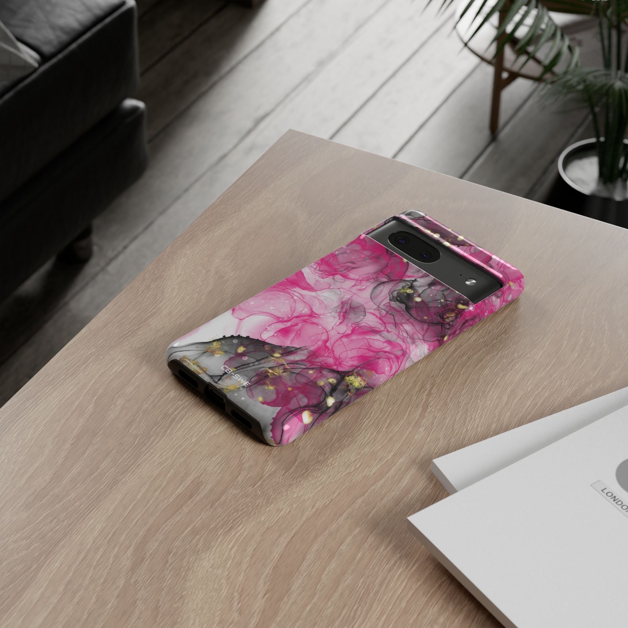 Vibrant Pink Swirls - Google Pixel Case