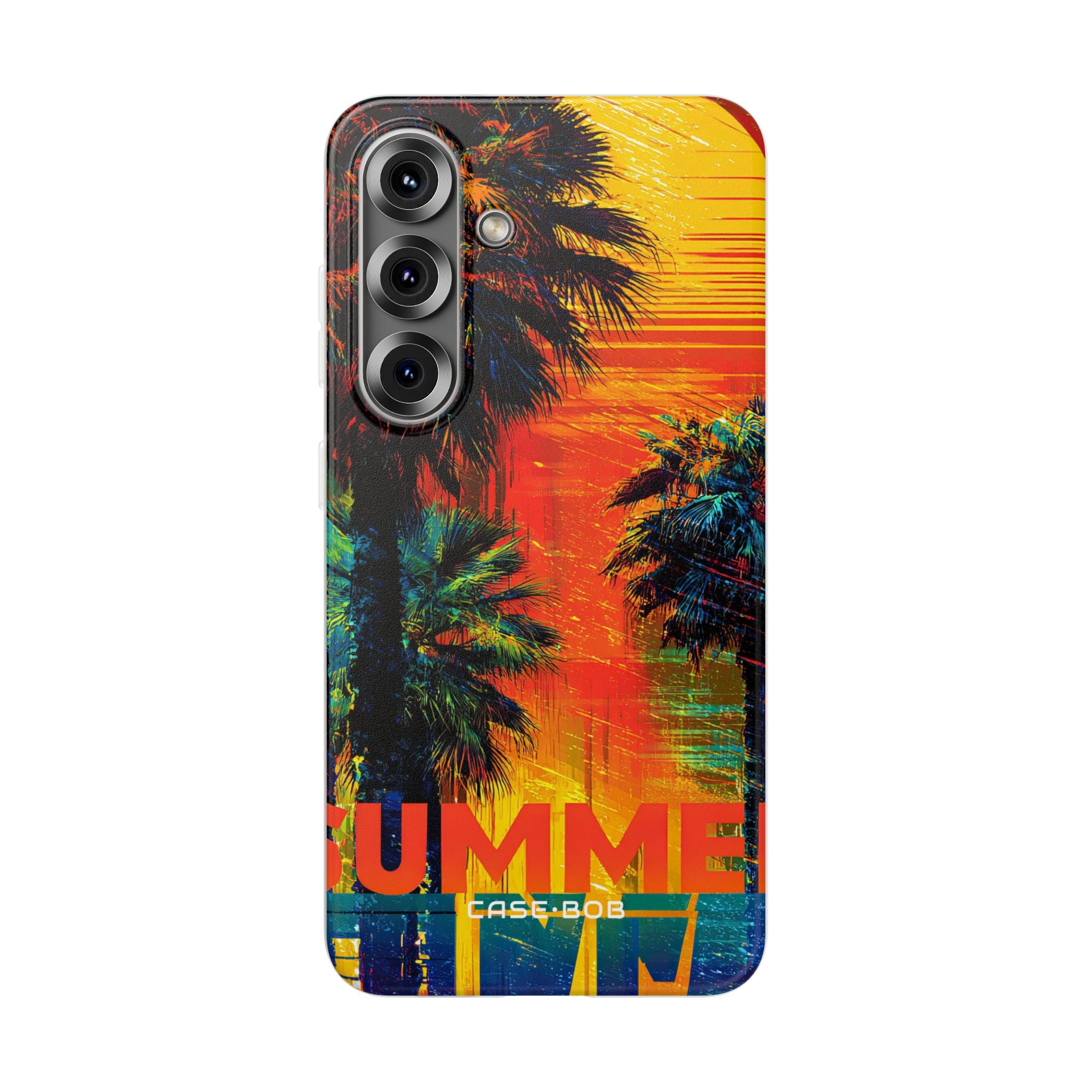 Tropical Sunburst Samsung S25 Plus Case - Soft