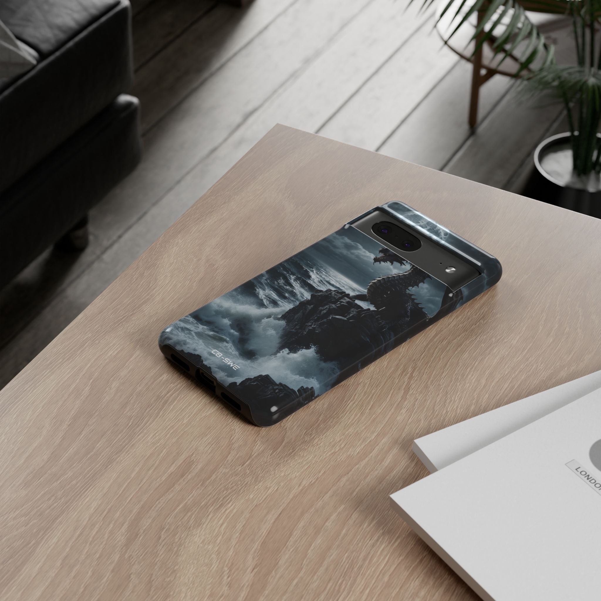 Dragon Roars Against Sea - Google Pixel Case