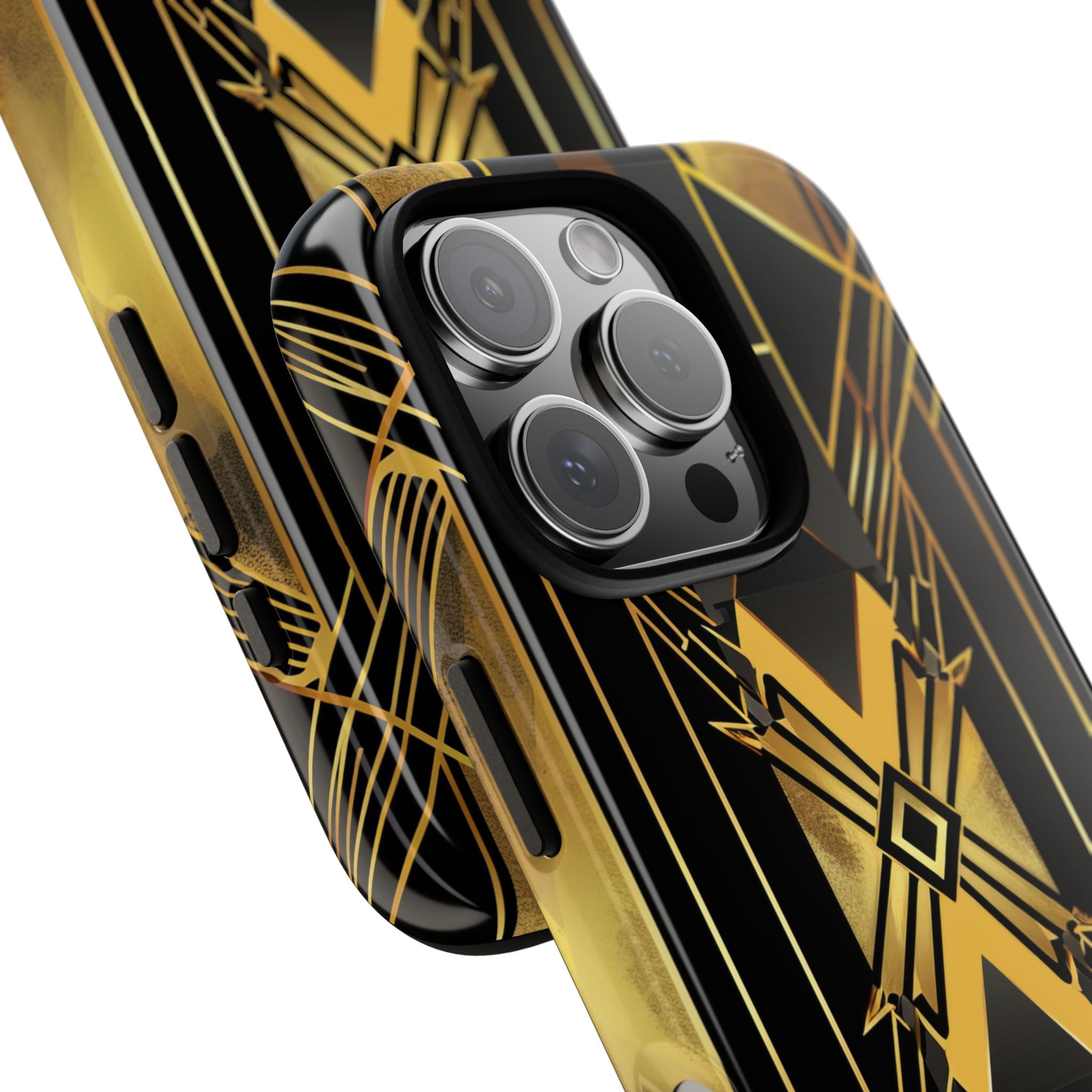 Golden Deco Symphony iPhone 16 - Tough