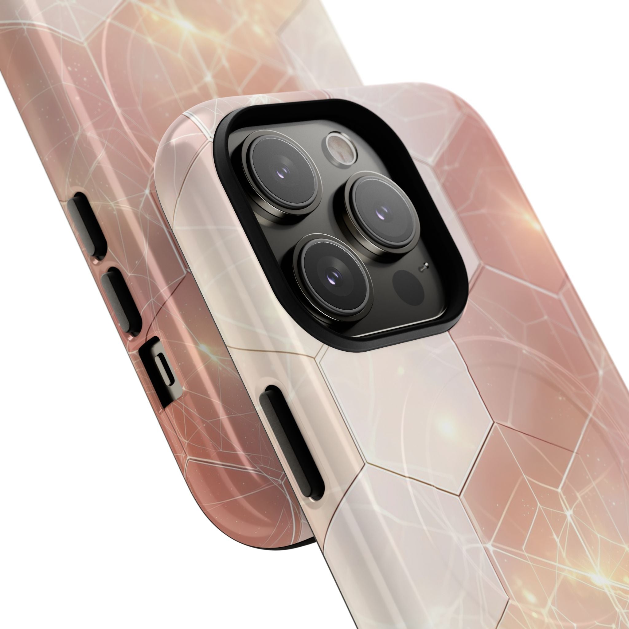 Honeycomb Glow iPhone 14 Pro Case - Tough+