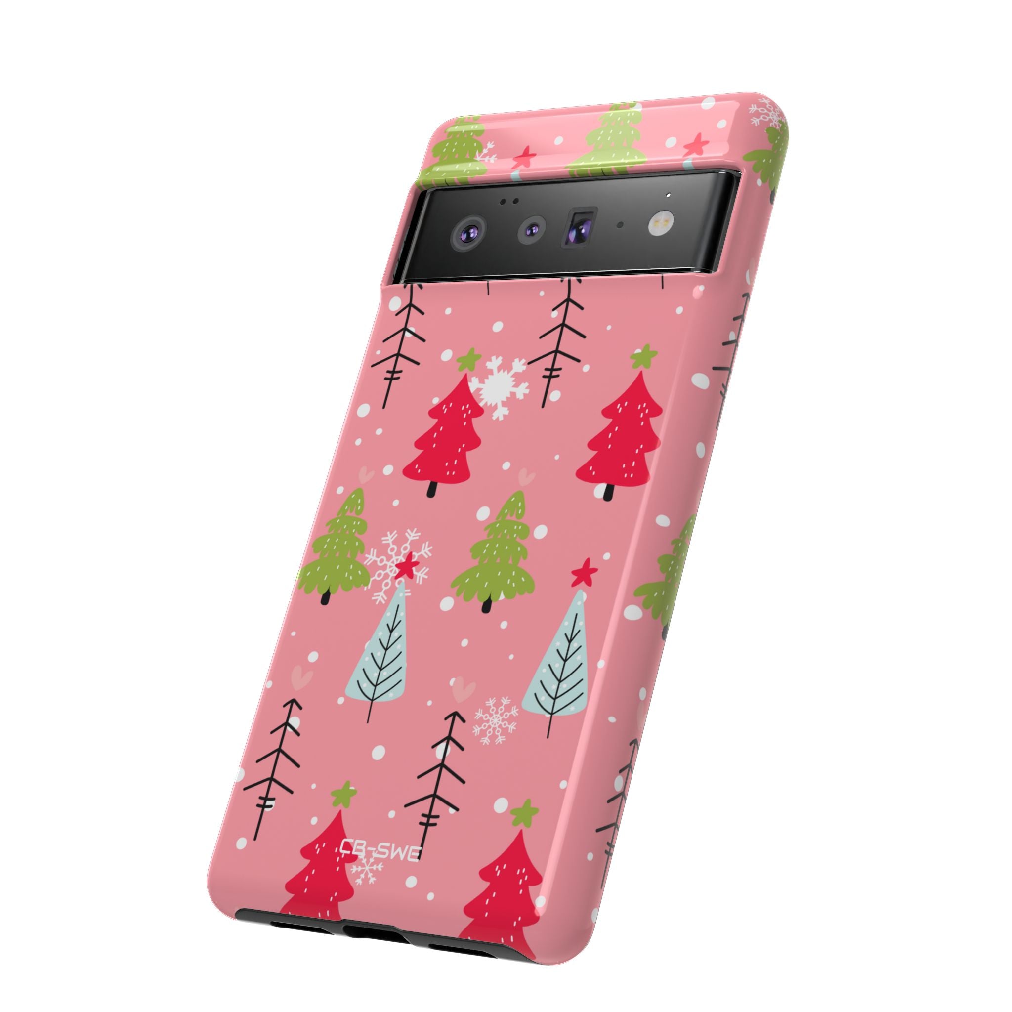 Snowflakes Dance Playfully - Google Pixel Case