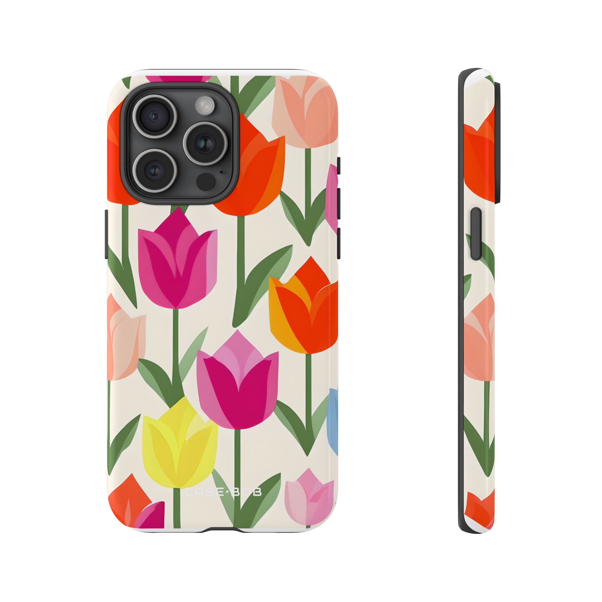 Tulip Harmony Green iPhone 15 Pro Max Case - Tough