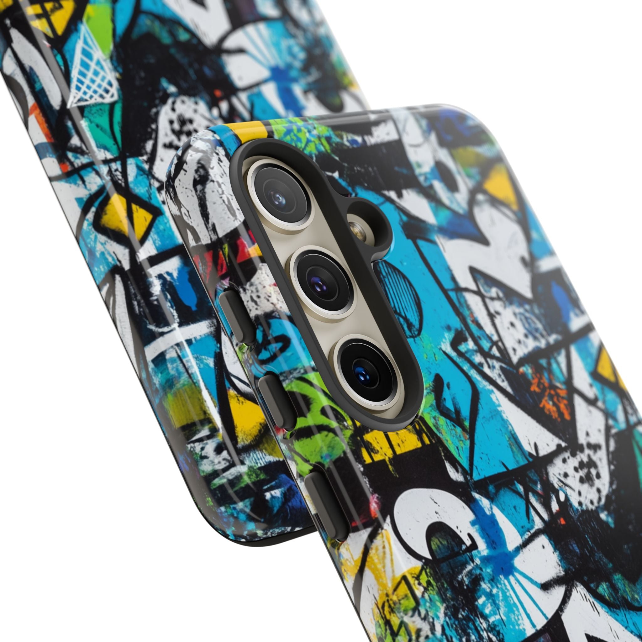 White Ripple Drift Samsung S24 Case - Tough