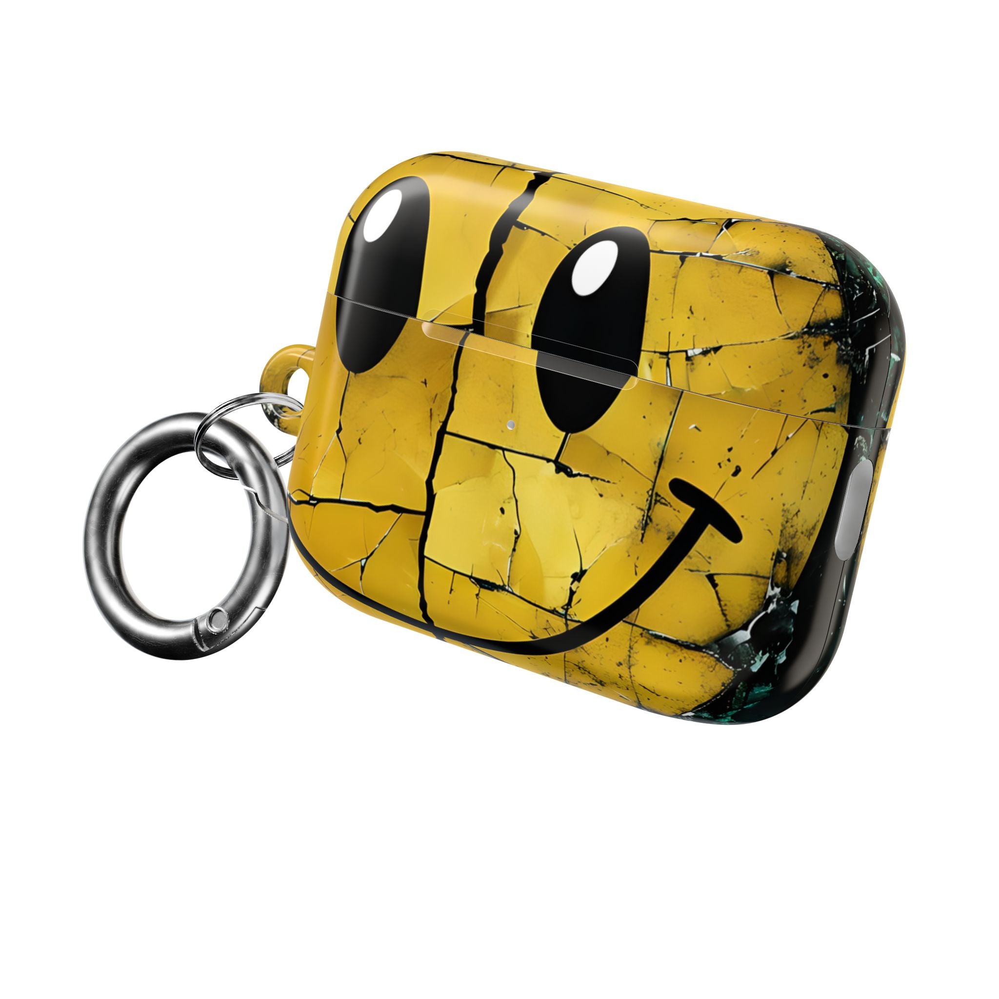Cracked Smiley - AirPods Case