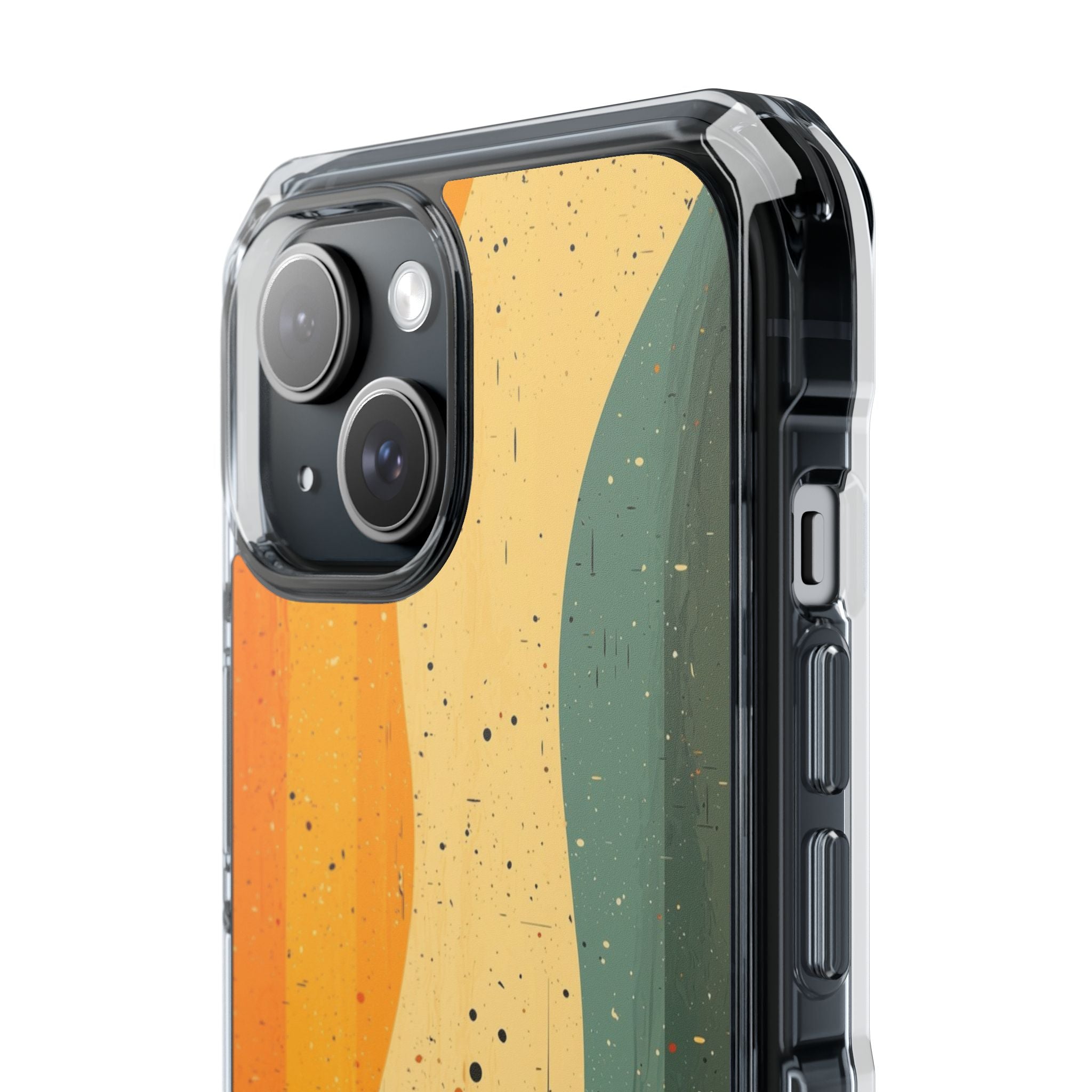 Wavy Spectrum iPhone 15 Case - Impact