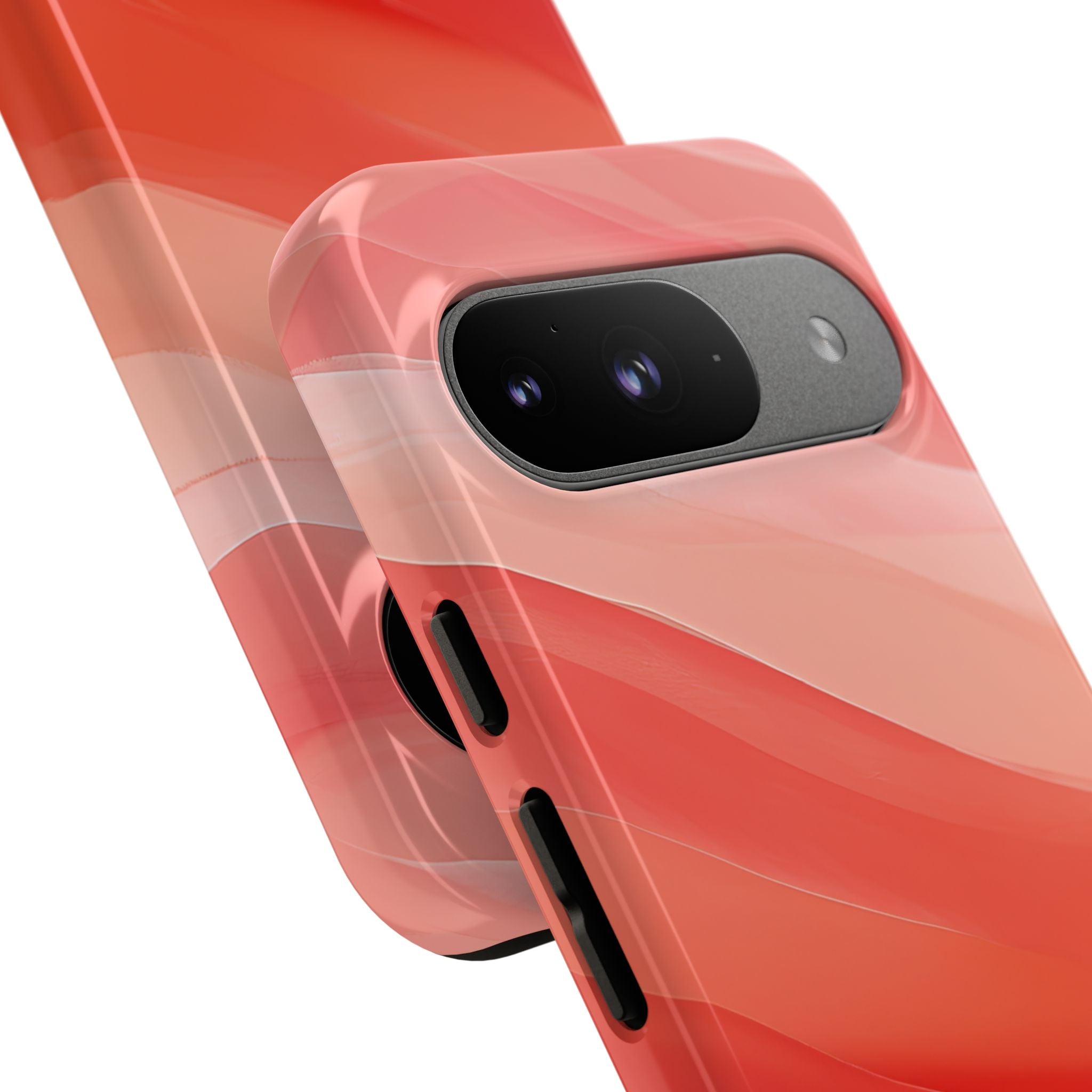 Flowing Coral Waves Google Pixel 9 - Tough