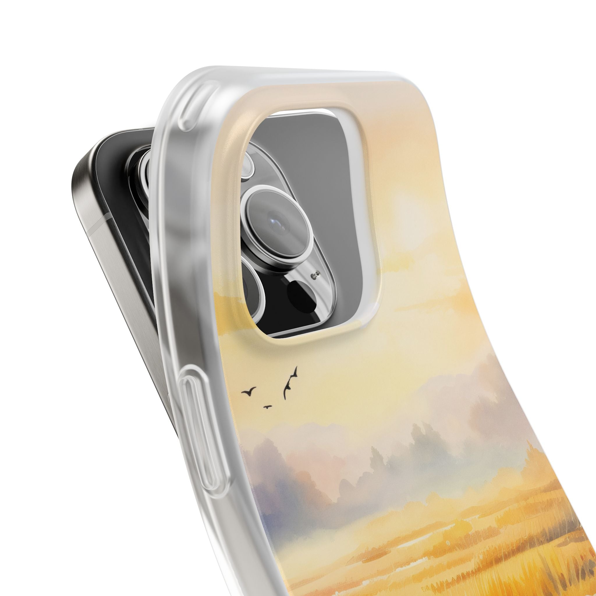 Glowing Sunrise iPhone 16 Pro Case - Soft