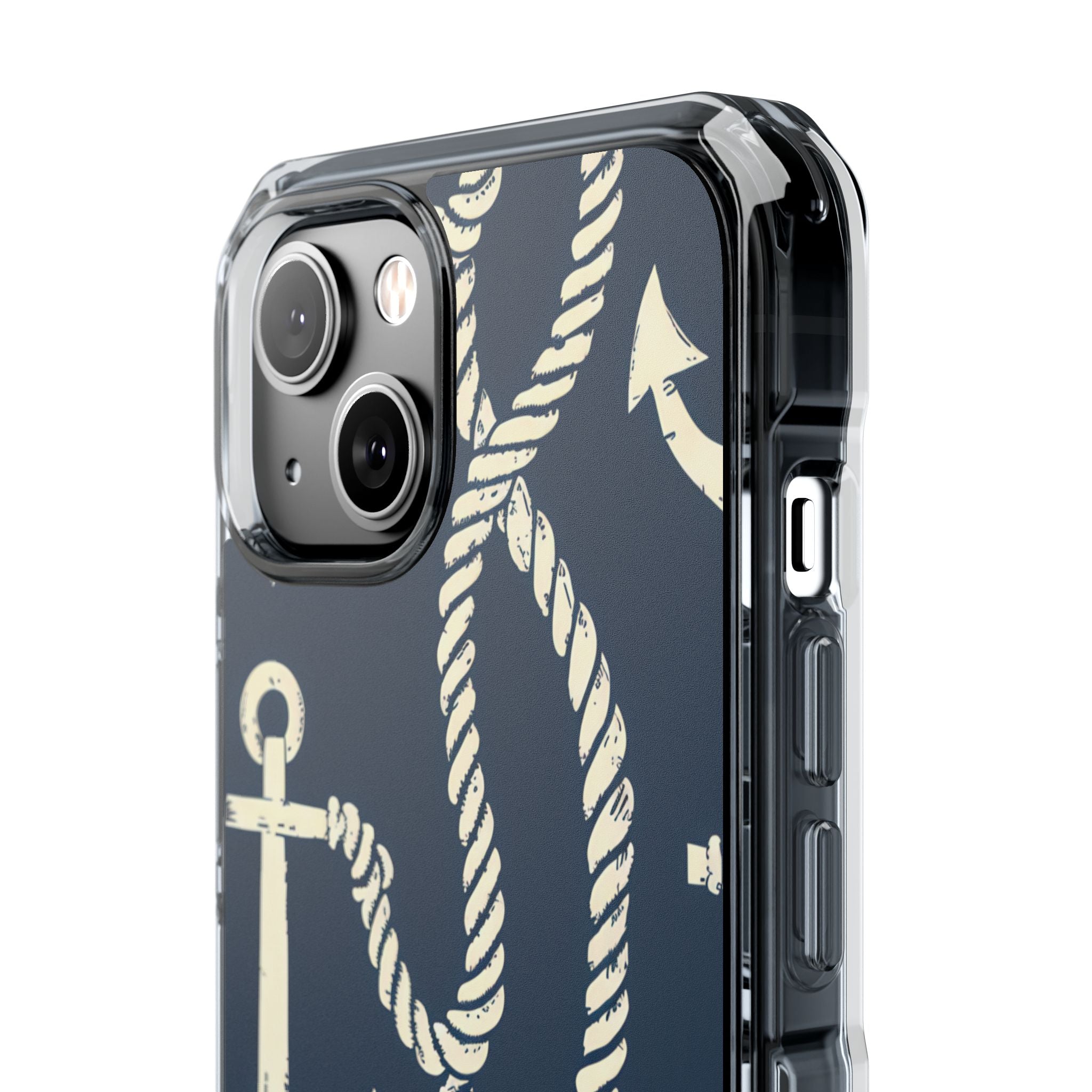 Nautical Anchors Rope iPhone 14 - Impact Clear+