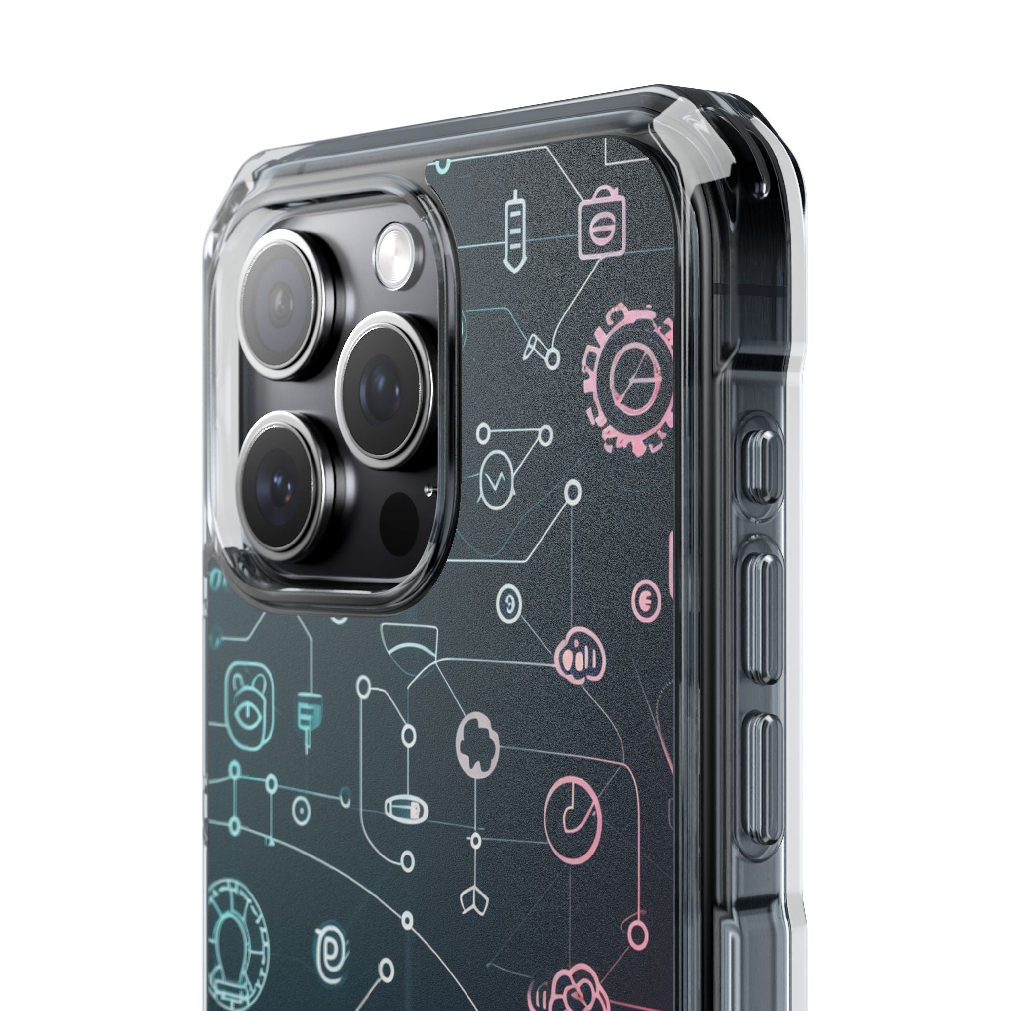 Digital Circuit Flow iPhone 15 - Impact Clear+