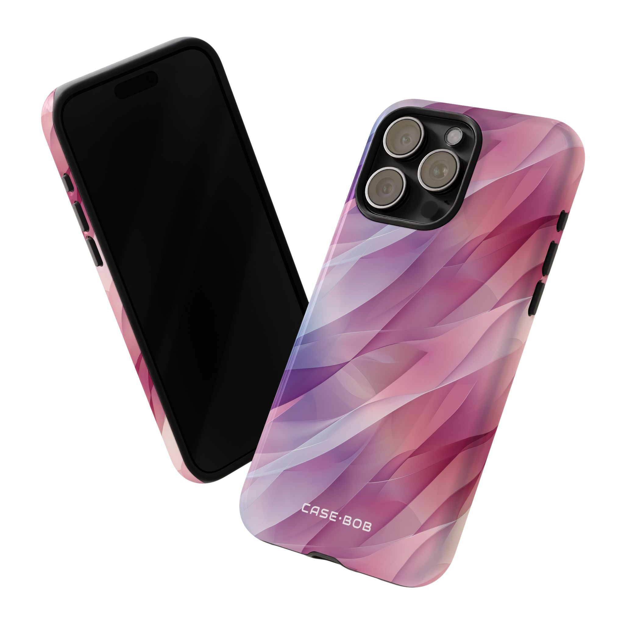 Pink Wave iPhone 15 Pro Max Case - Tough