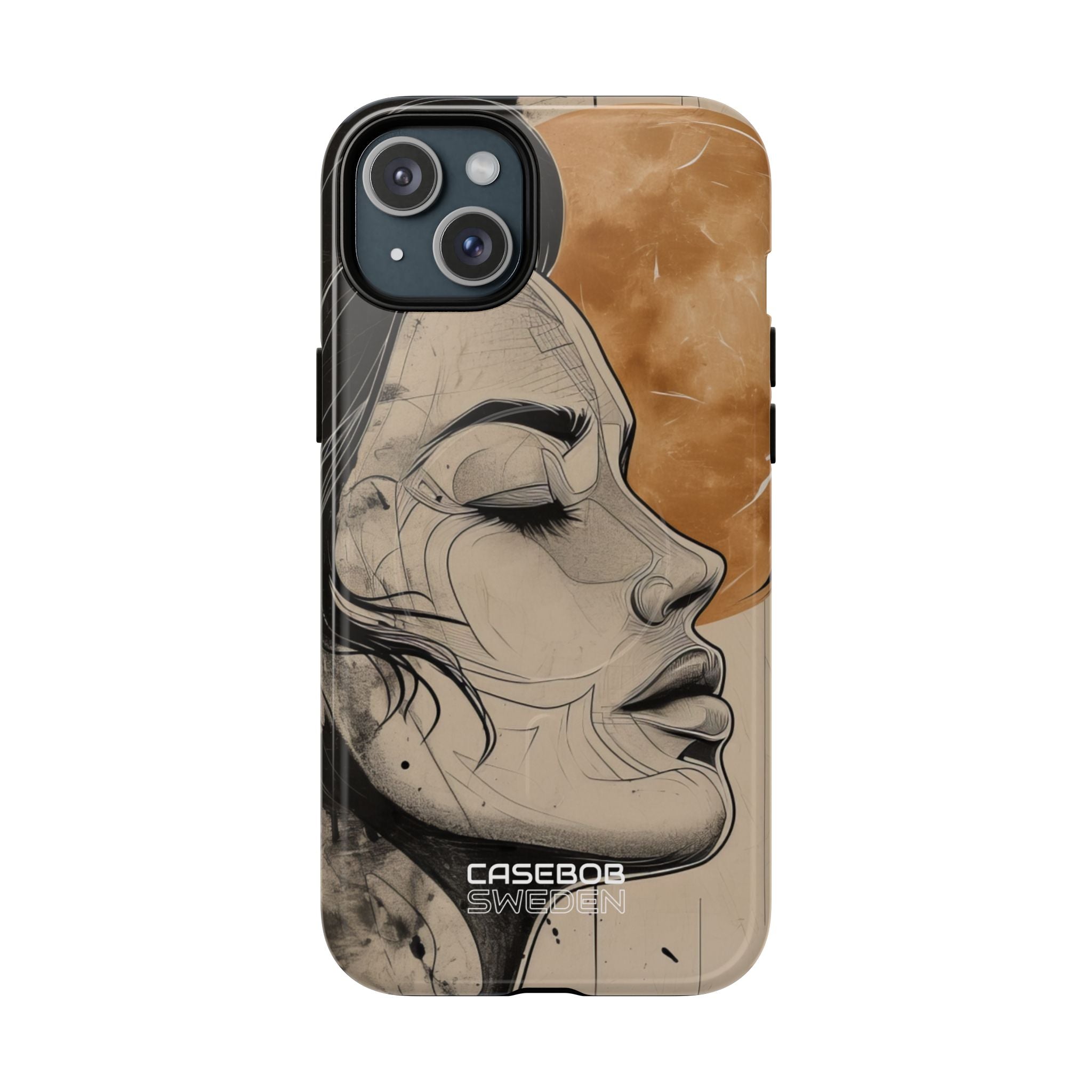 Moonlit Face Flow iPhone 15 - Tough+