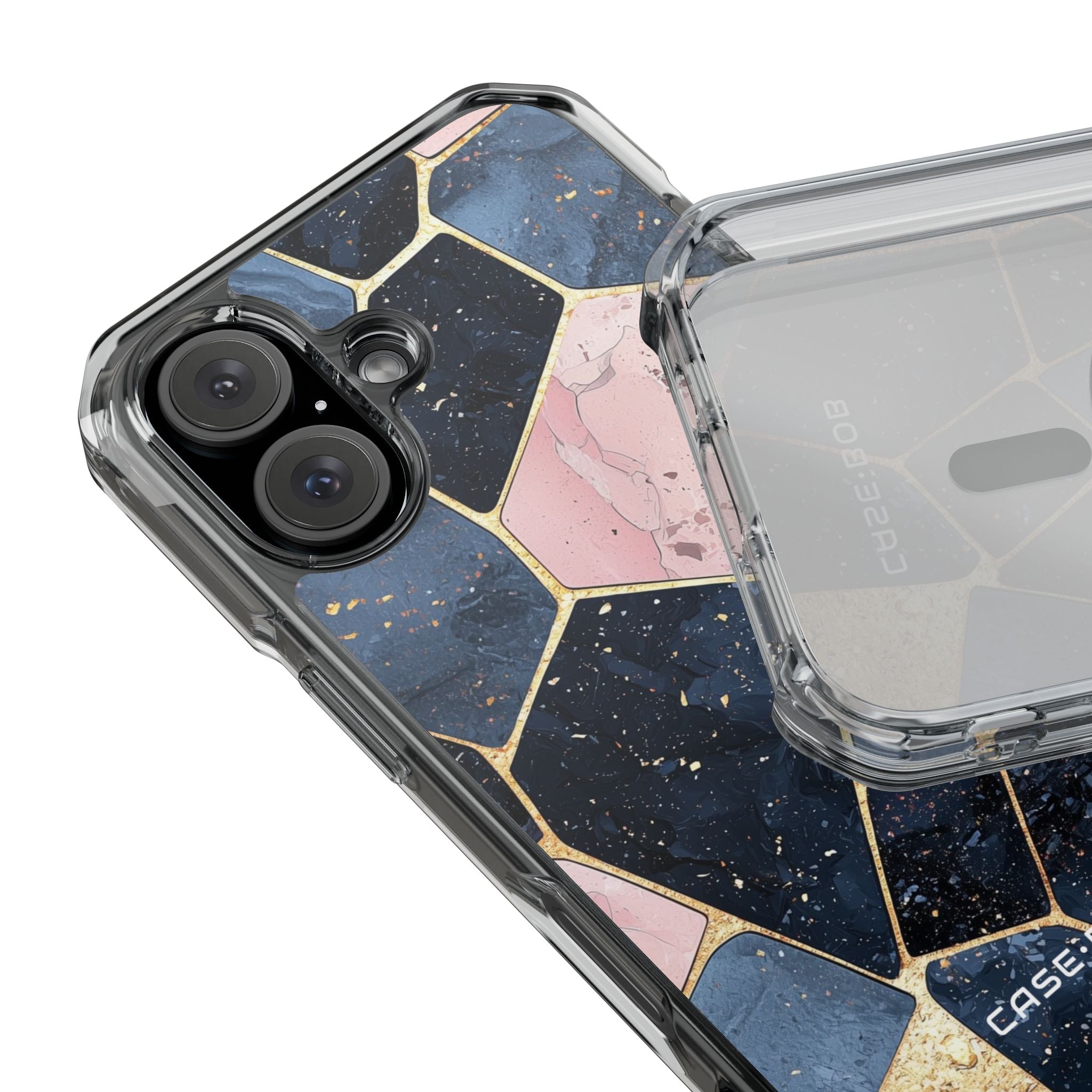 Golden Mosaic iPhone 15 Case - Impact