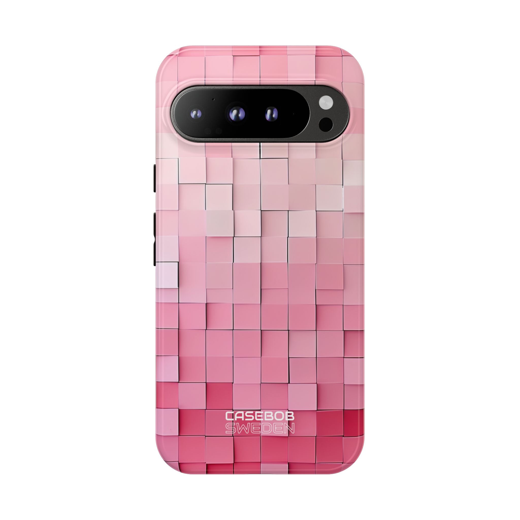 Pink Mosaic Glow Google Pixel 9 - Tough