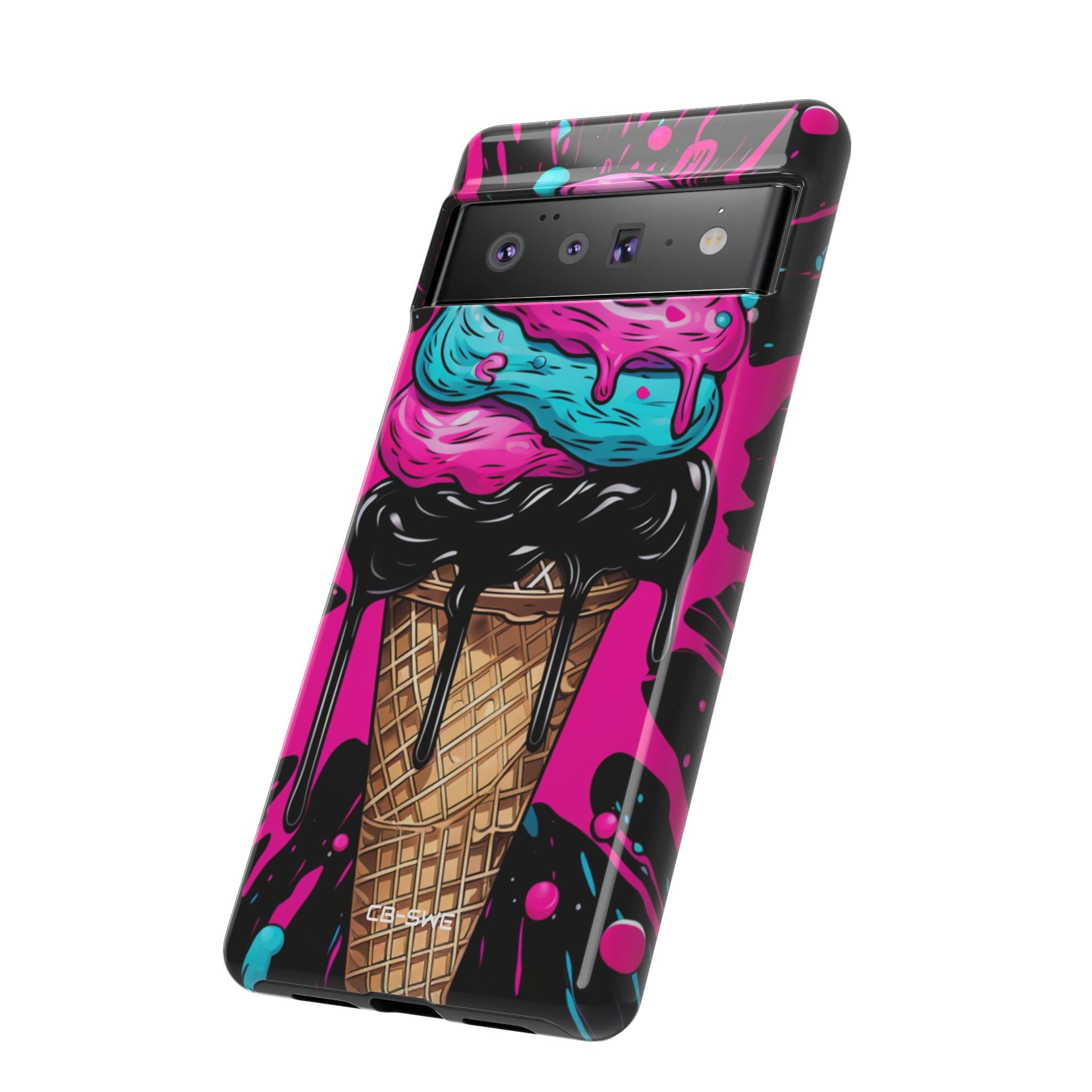 Neon Ice Cream Burst - Google Pixel Case